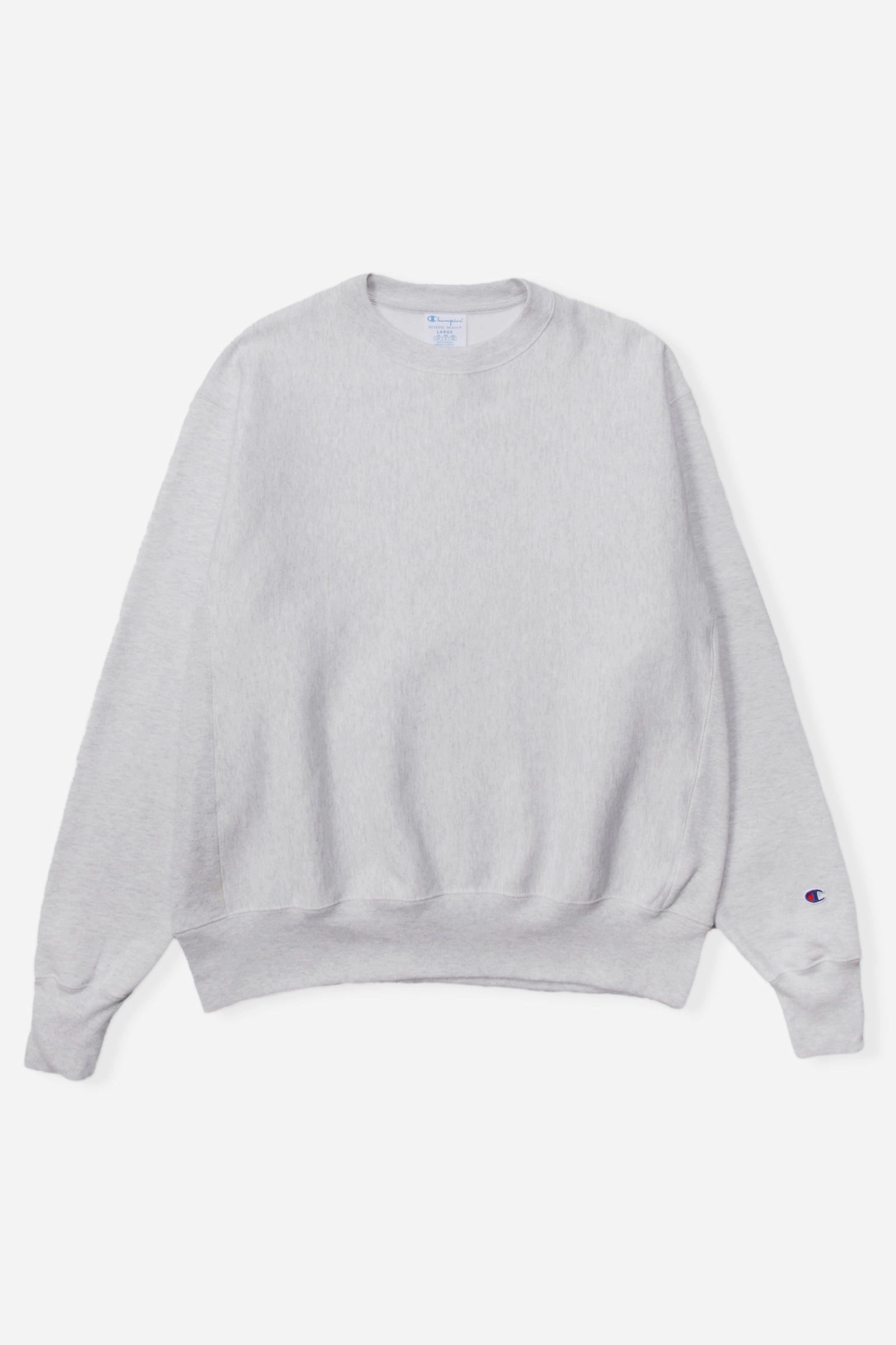 Layered Wearable Champion - 12oz USA Reverse Weave Crewneck - Ash Grey