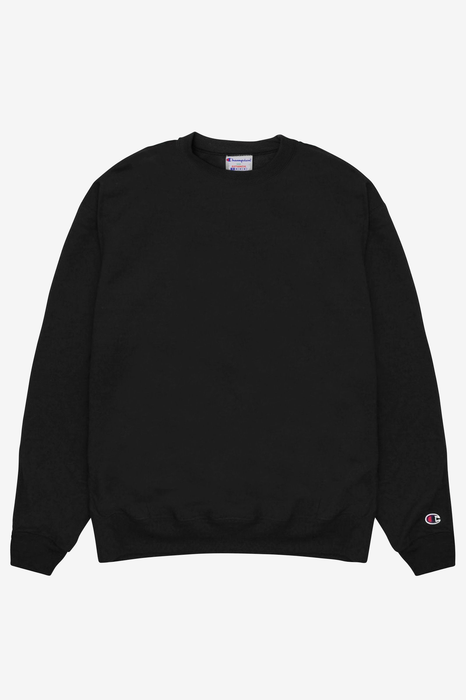 Snuggle Style Zero Waste Production Champion - 9oz Crewneck - Black