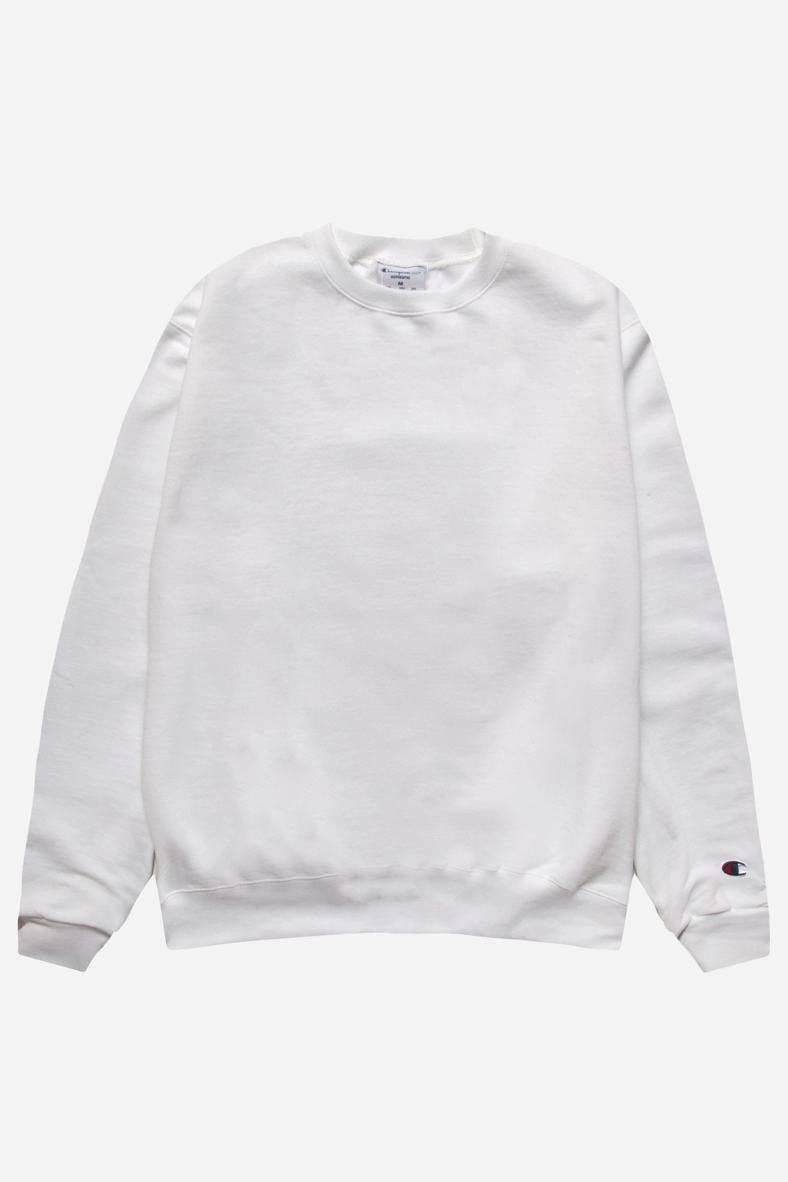 Chilly Day Comfort Champion - 9oz Crewneck - White