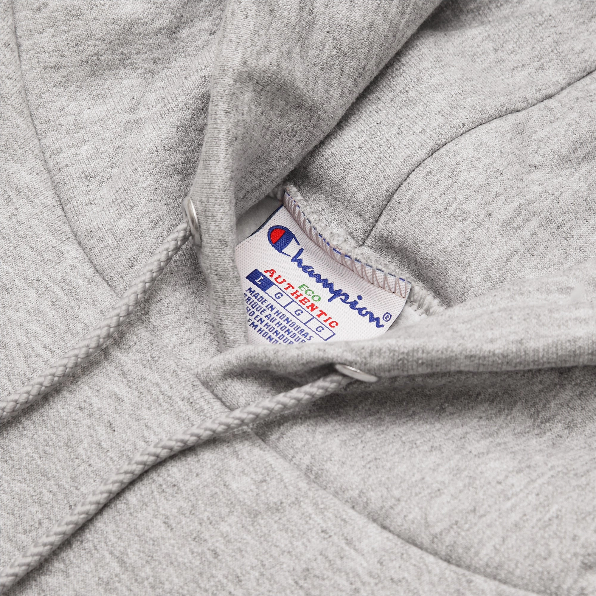 Ergonomic Sleeve Shape Champion - 9oz Hoodie - Grey Heather