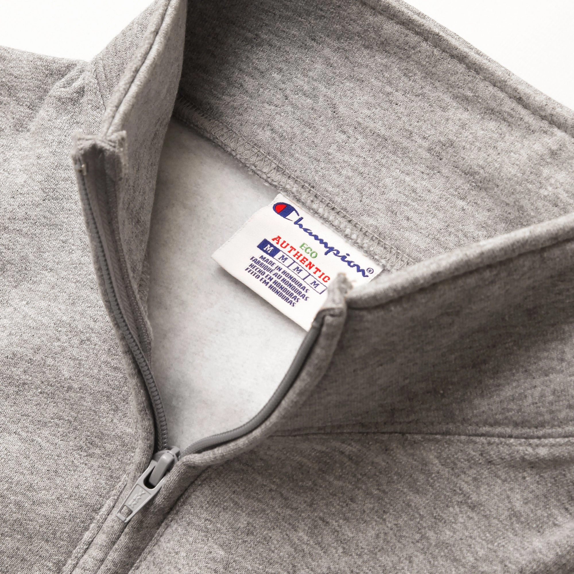 Resilient Stretch Fabric Champion - 9oz Quarter Zip - Grey Heather