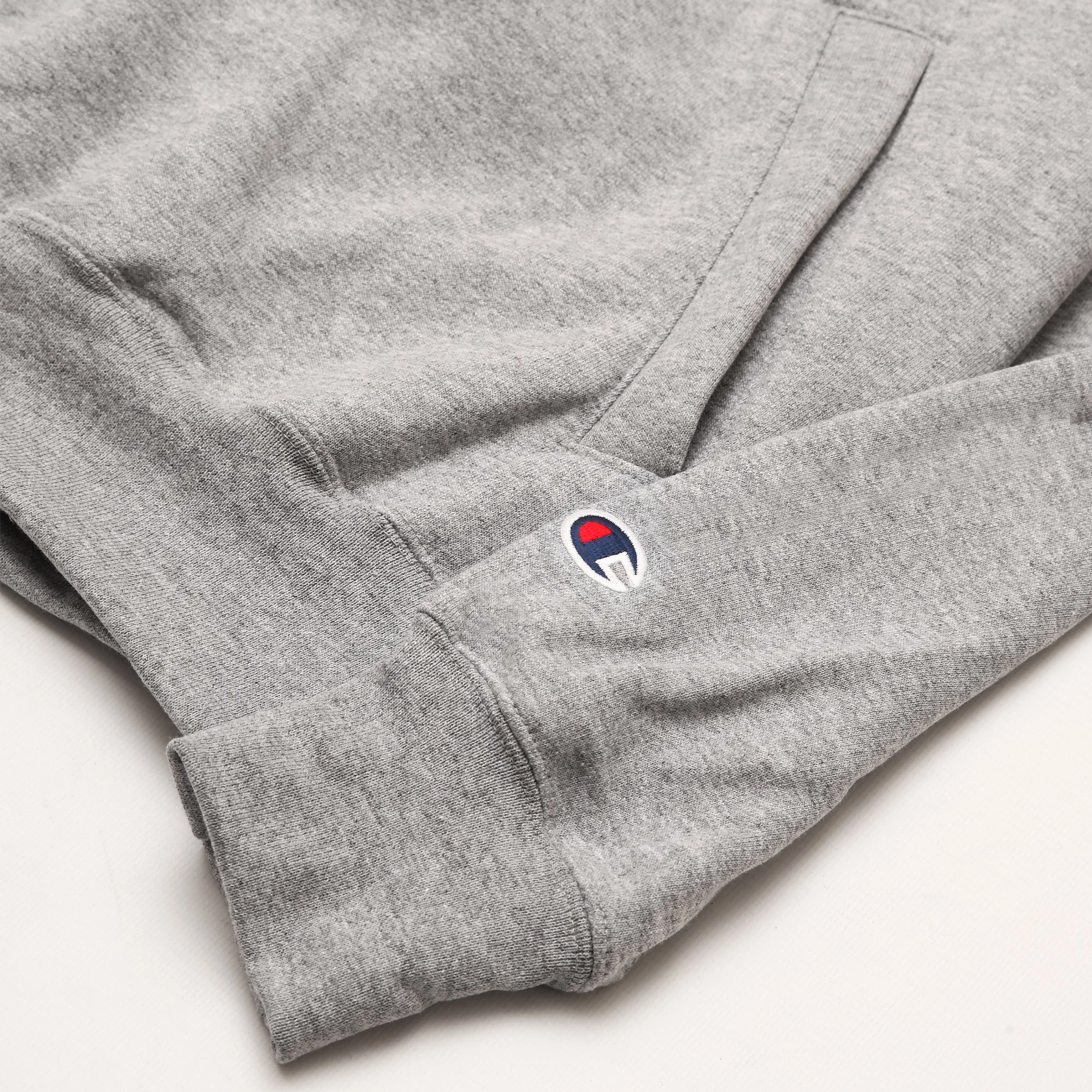 Champion - 9oz Quarter Zip - Grey Heather Winter Layering Look