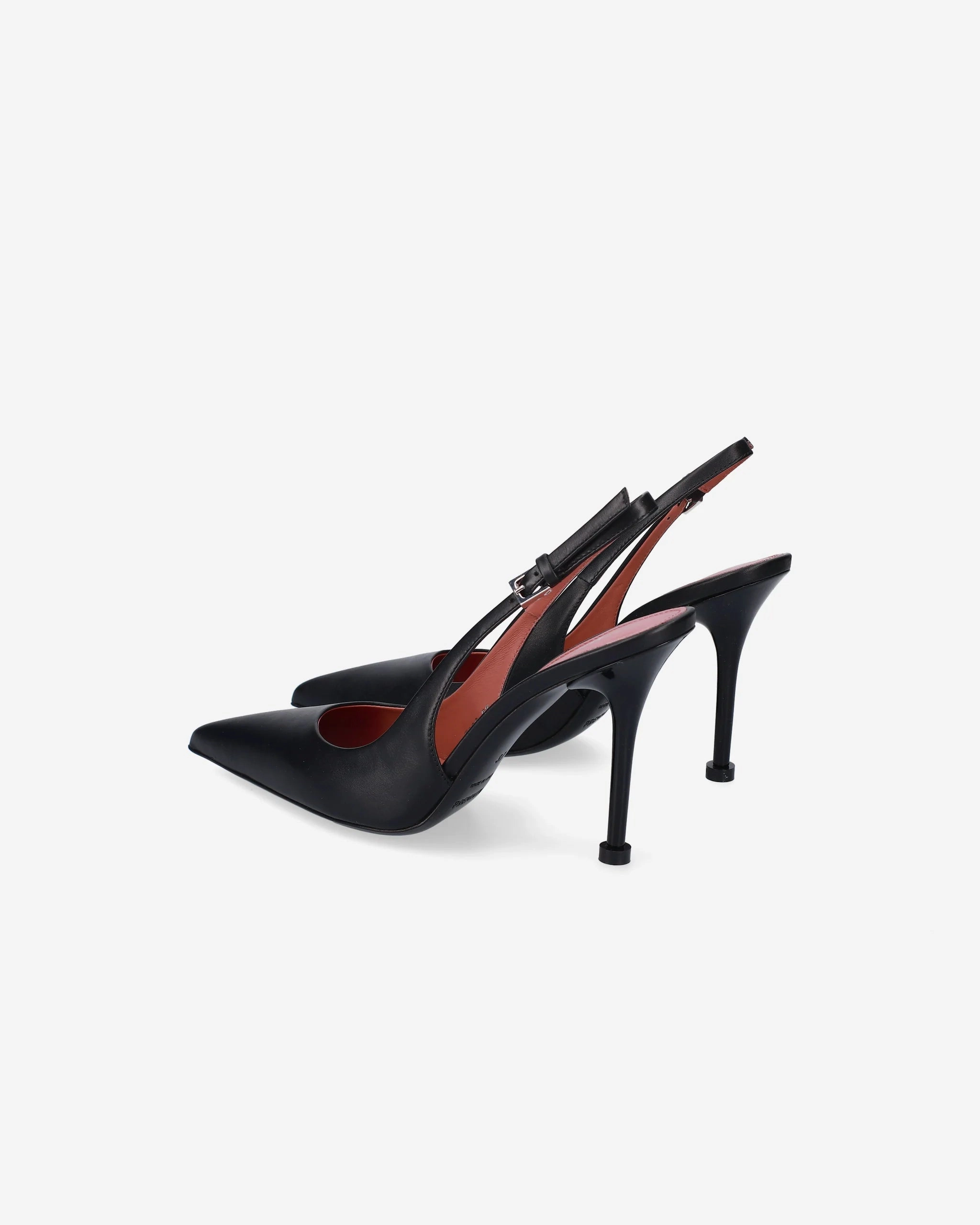Iconic Comfort Classic Lady Chanel Parade in Black Canvas with Stiletto Heel M7030PEM
