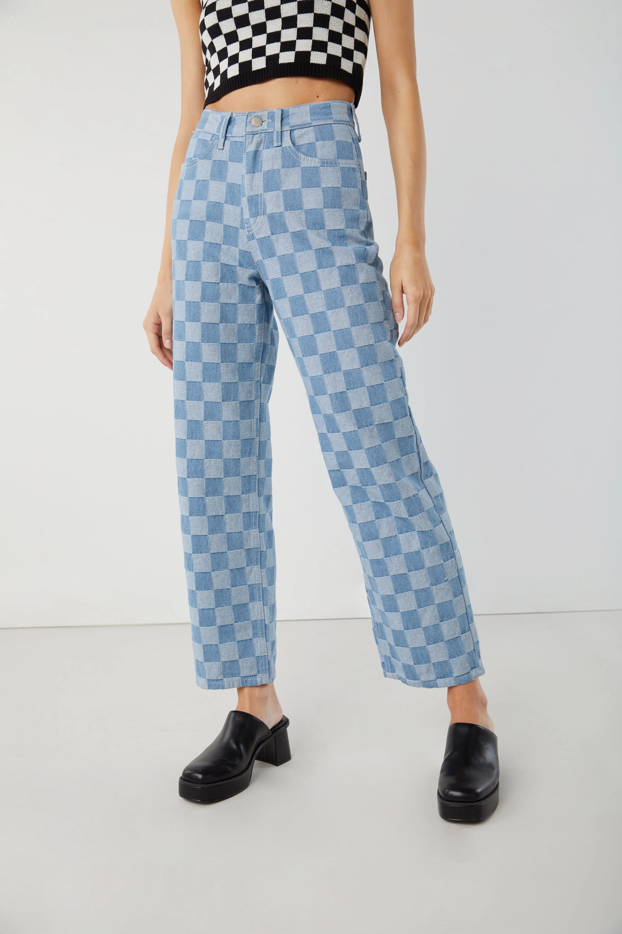 Urban appeal CHECKERED JEAN