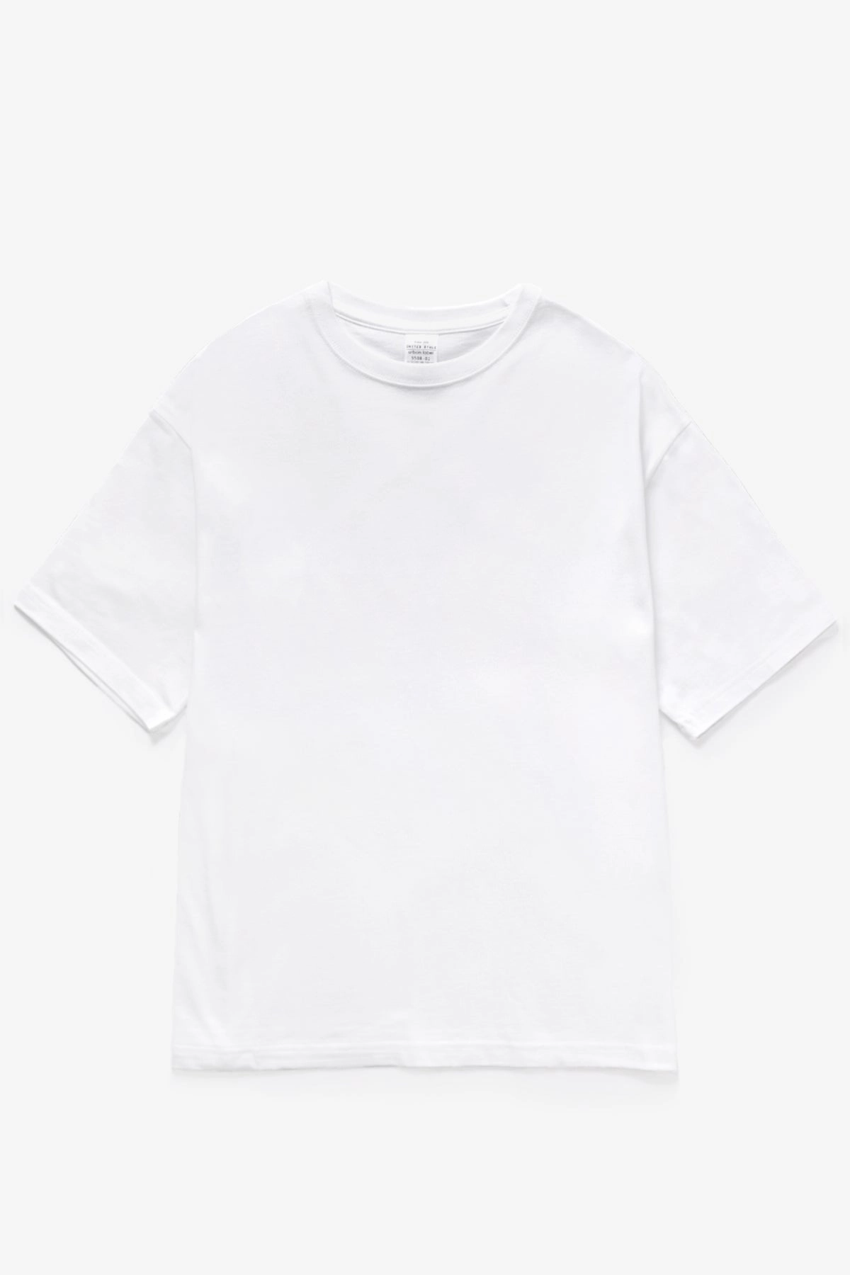 United Athle - 5508 6oz Open End Heavyweight T-Shirt - White Set In Sleeve Seasonal Casual