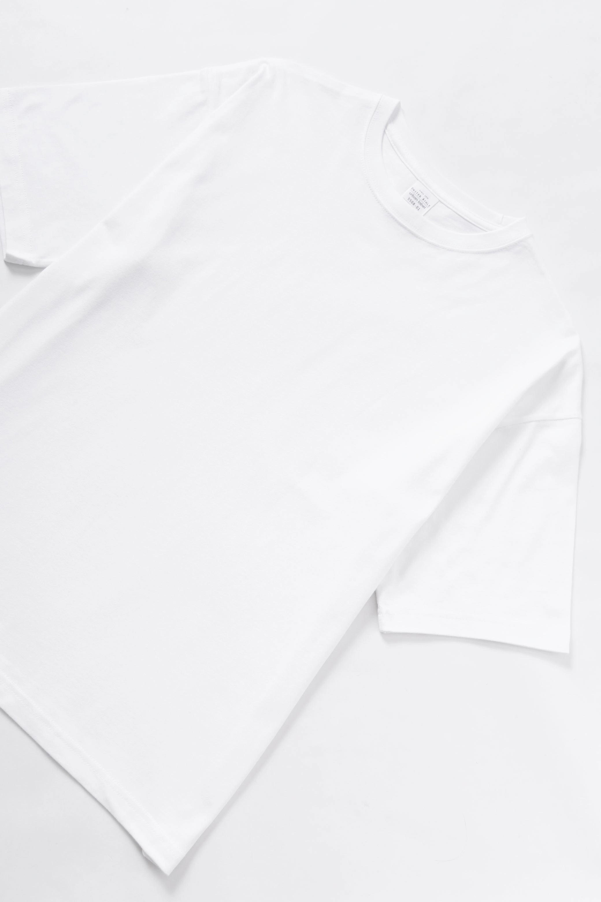 United Athle - 5508 6oz Open End Heavyweight T-Shirt - White Chic Fit Quick Dry Fabric
