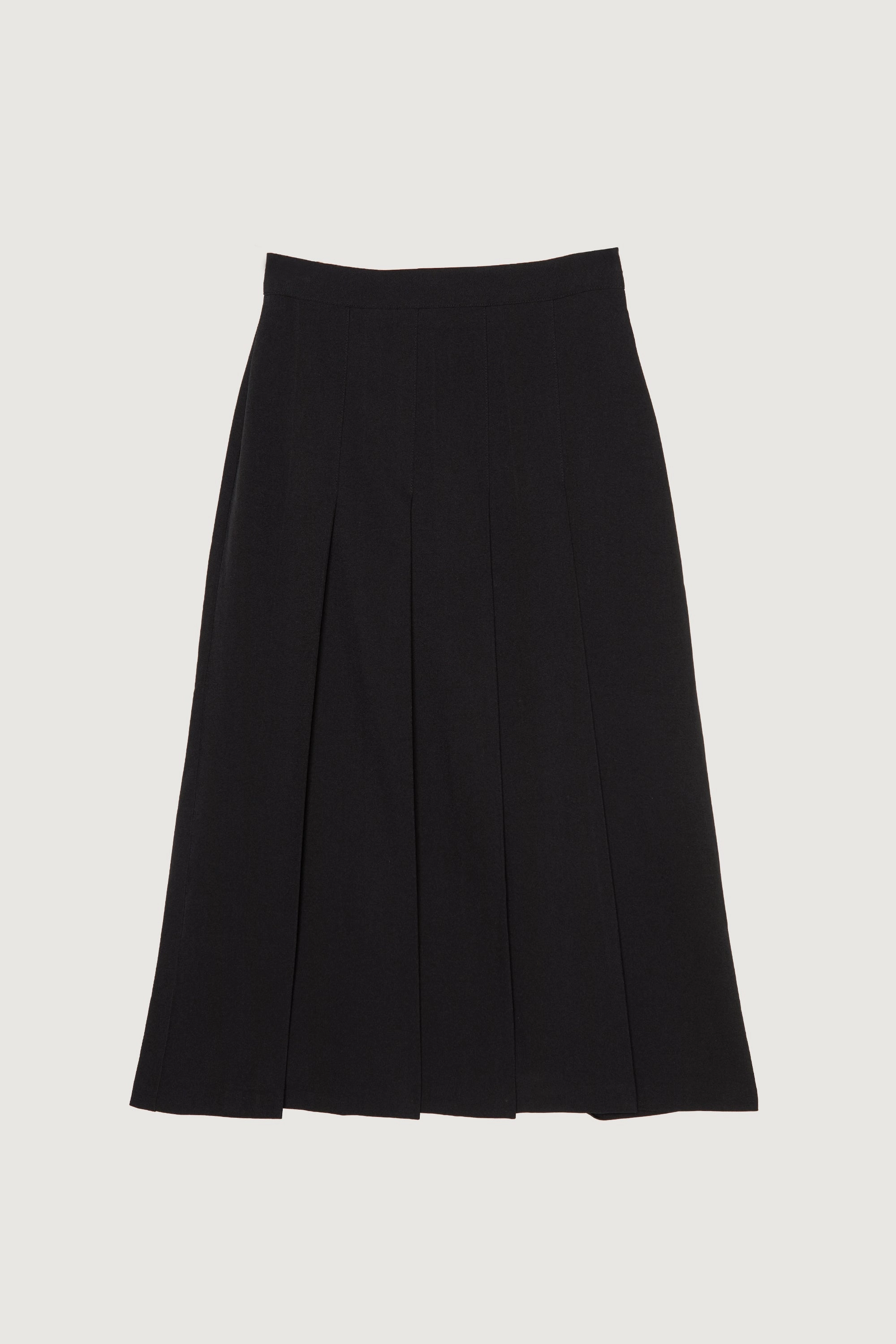 Abstract Motif PLEATED MIDI SKIRT