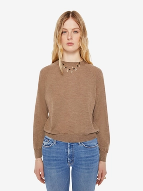 SPRWMN L/S Raglan Sweater - Truffle Street Style Light Fit