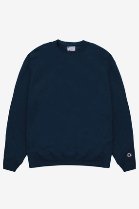 Champion - 9oz Crewneck - Navy Snuggle Fit Basic Layering