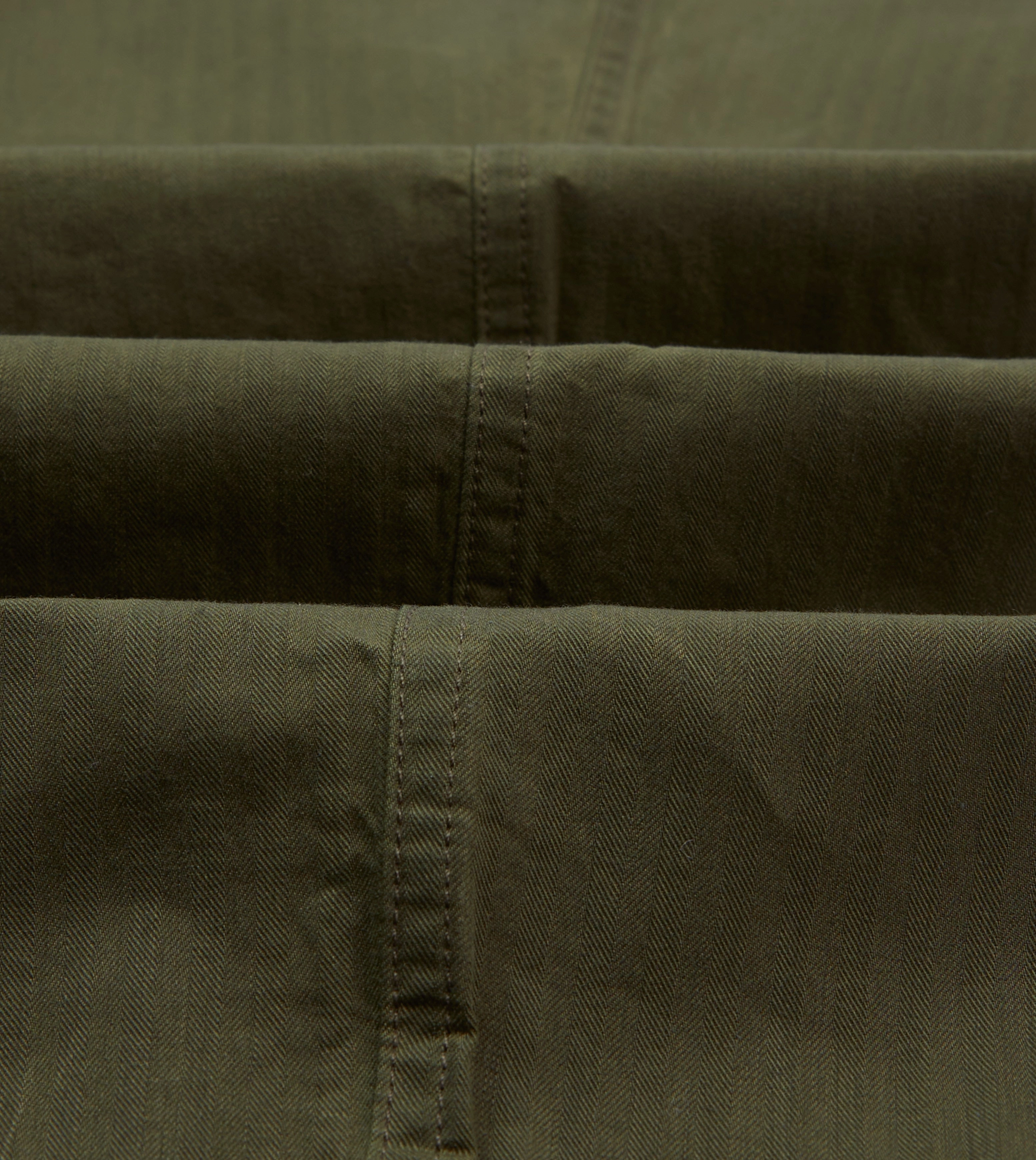 Drake??s and New Balance Waxed Herringbone Cotton Games Trousers Versatile Fashion