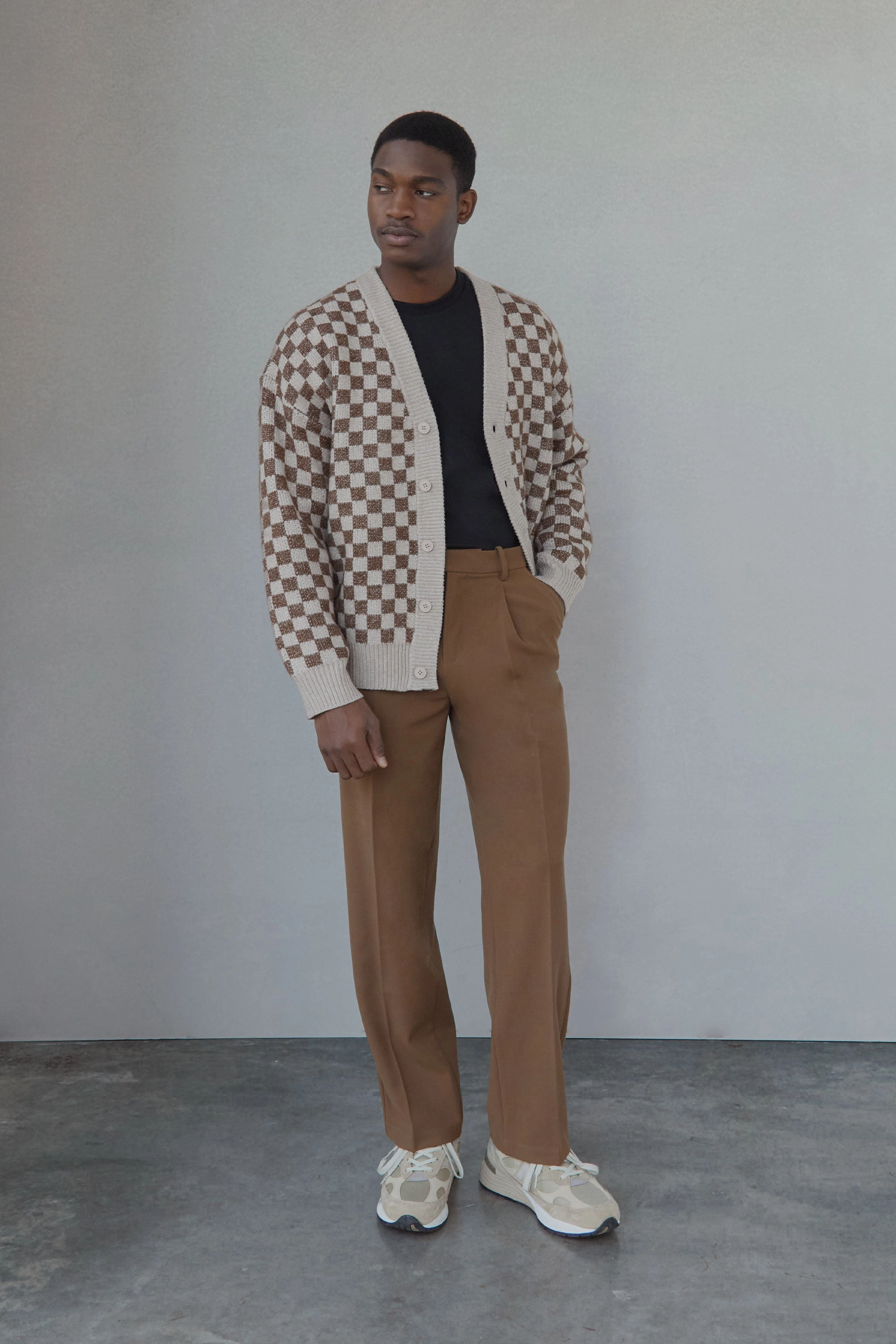 Structured fabric Air Circulation WOOL BLEND PANT