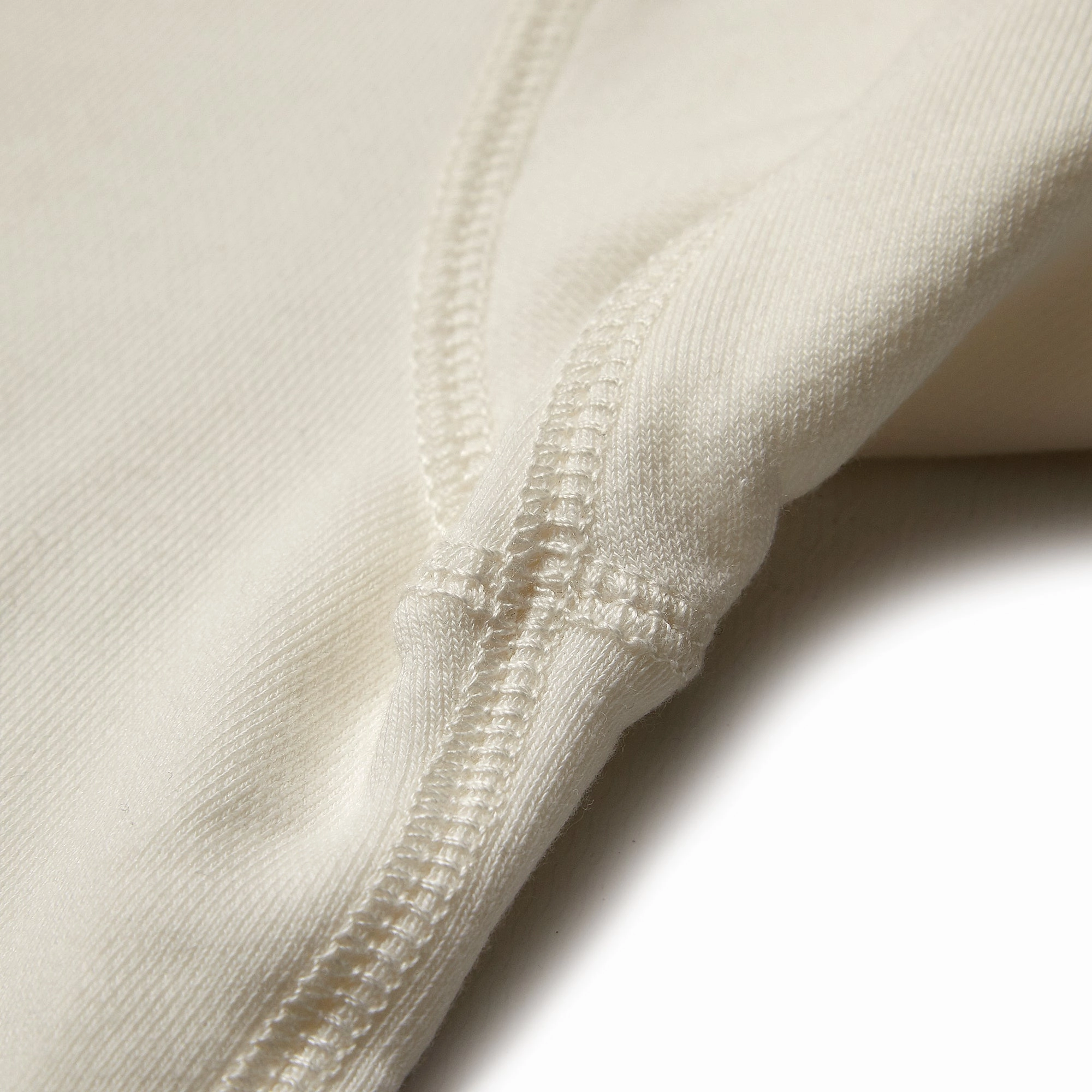 Multi Panel Construction Breathable Stretch Design Blacksmith - Loopback Everyday Crewneck - Ivory