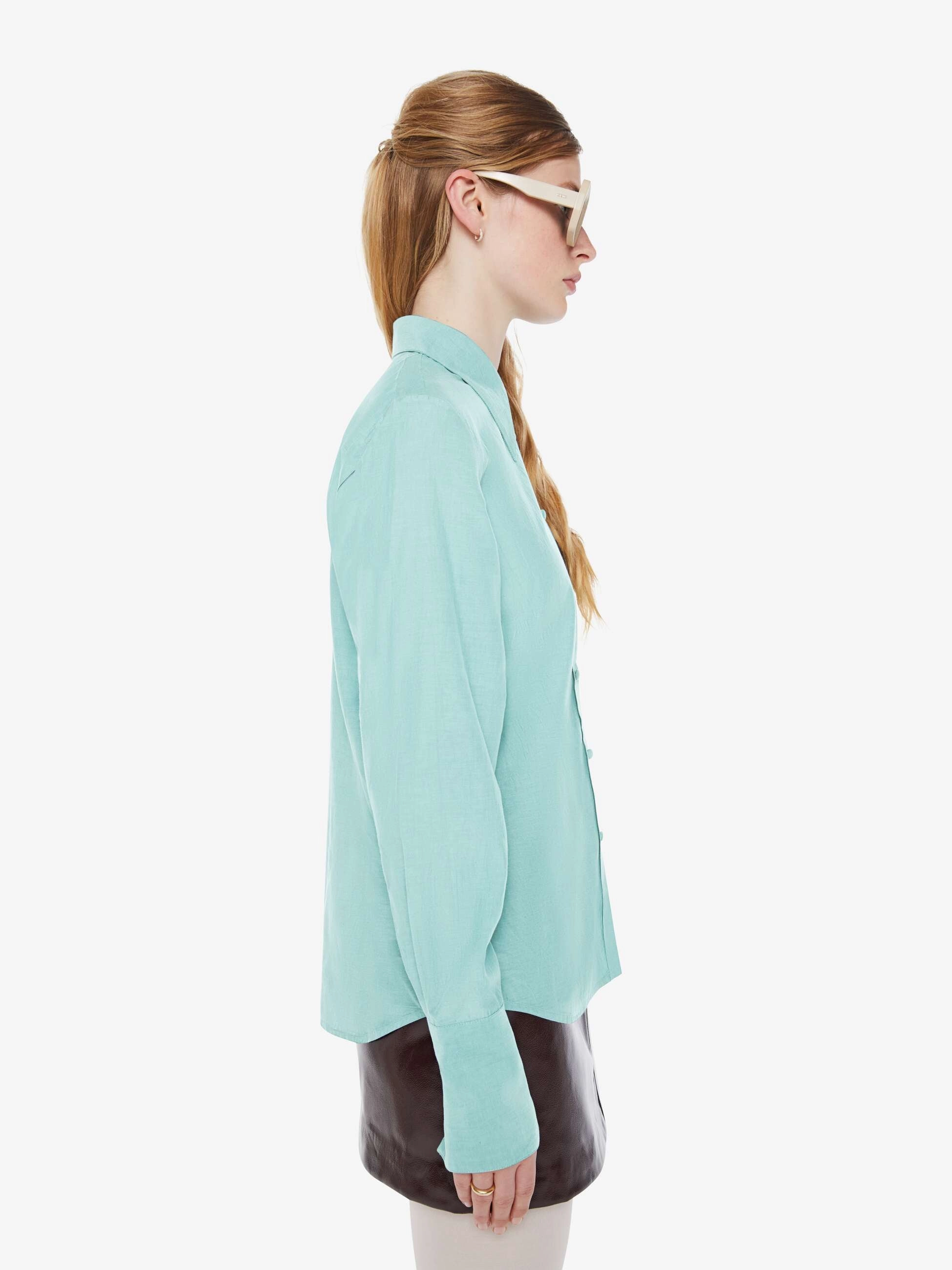 Chloe Fineman x MOTHER The Mayday - Fly Me Out Larkspur Simple Style