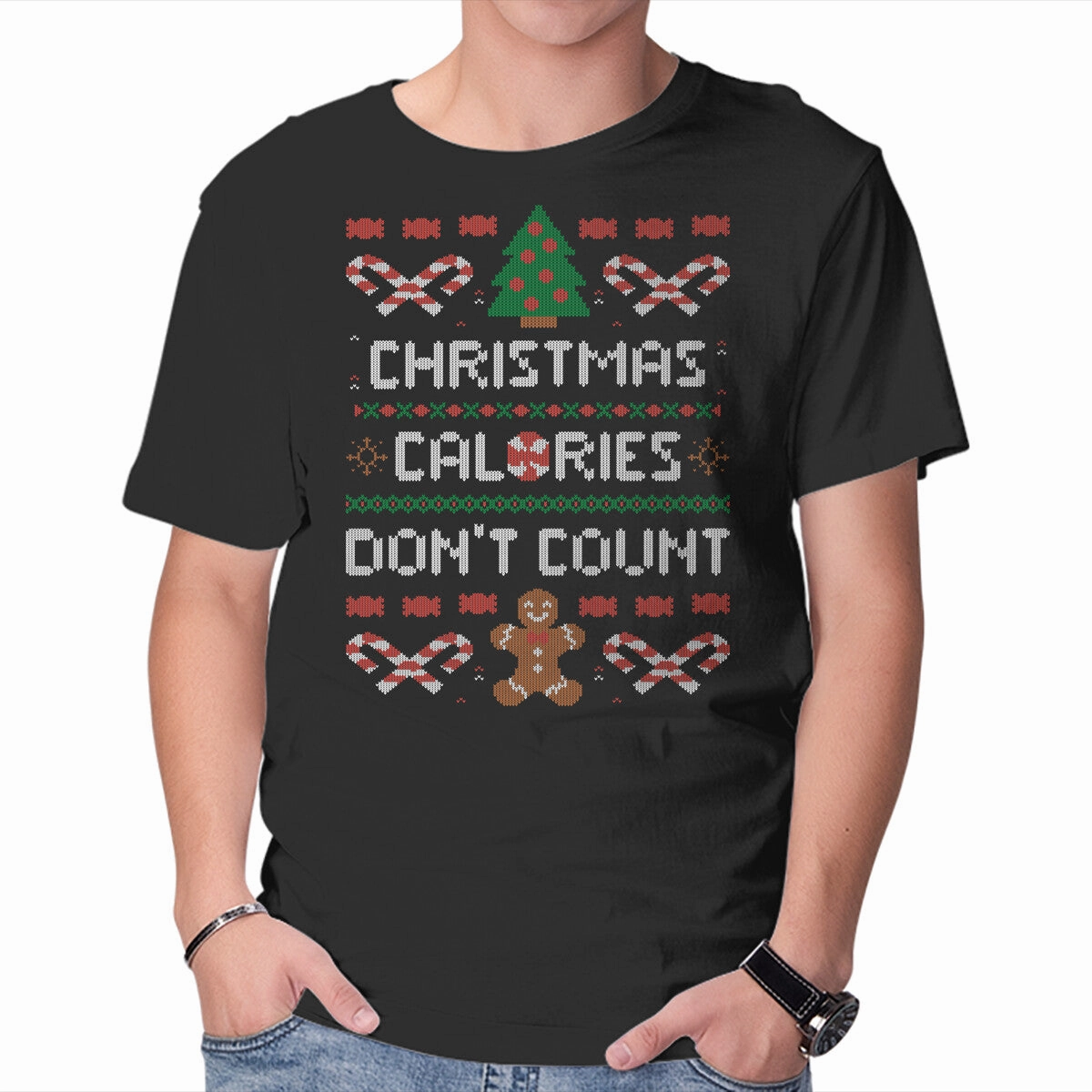 EnhancedDurabilityFinish Casual Day Wear Christmas Calories Don't Count