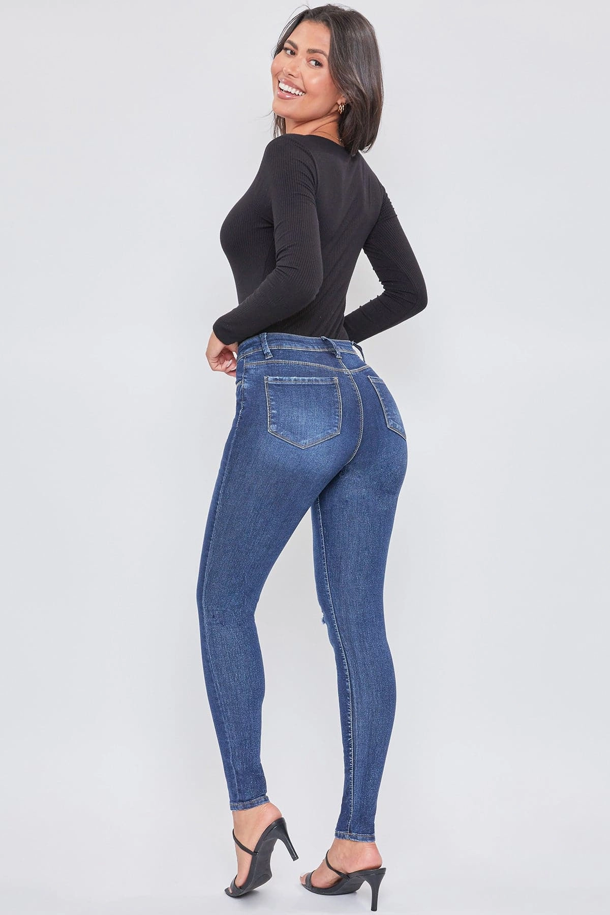 Everyday Eco Friendly Earthy Women's Essential Sustainable Distressed Skinny Jeans