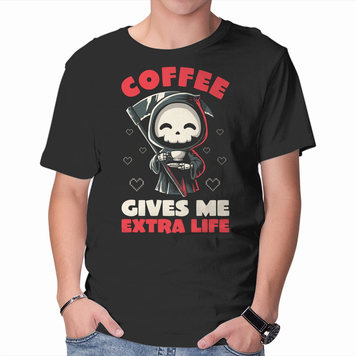 Cozy Comfort Look Coffee Gives Me Extra Life