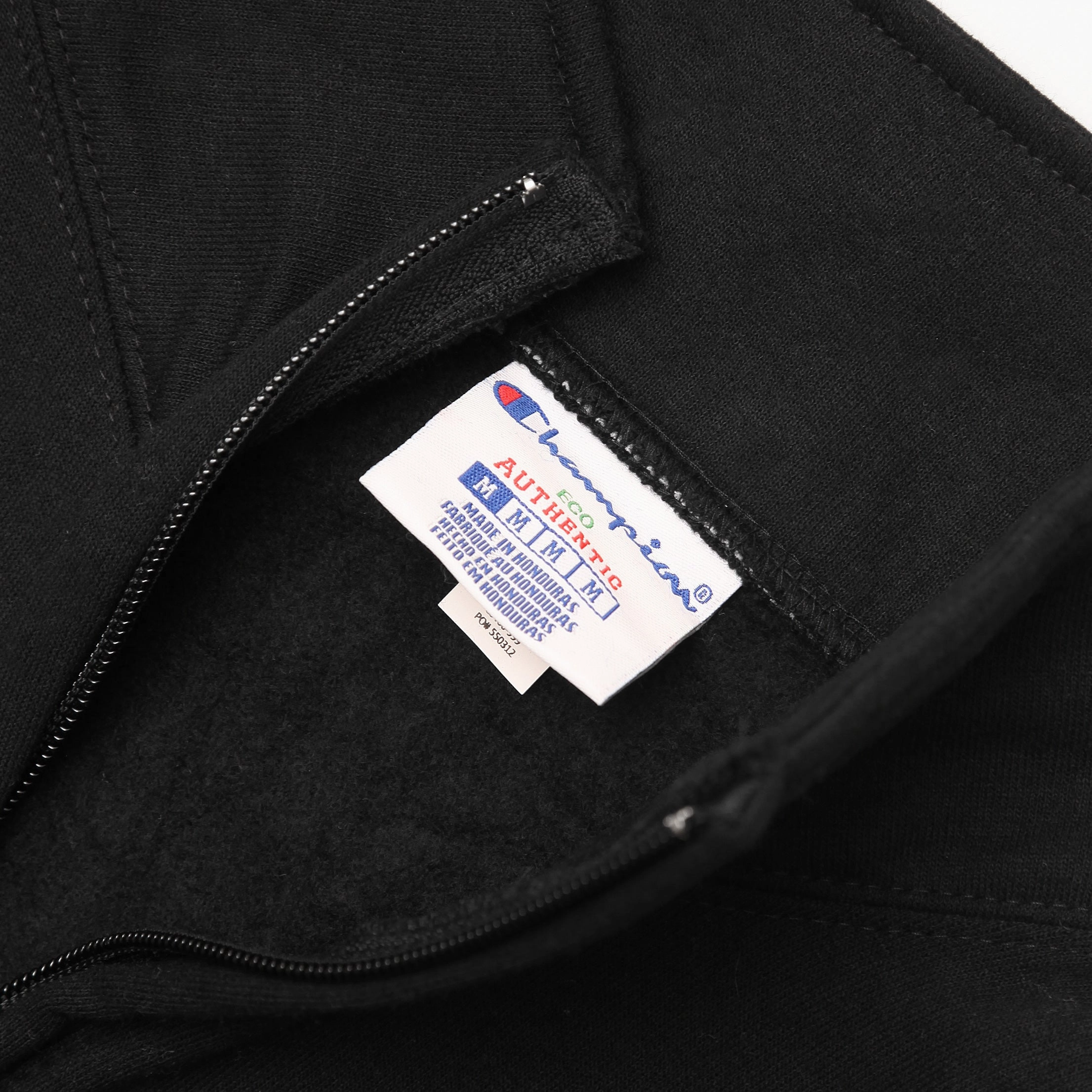 Classic Knit Stretchable Comfort Champion - 9oz Quarter Zip - Black