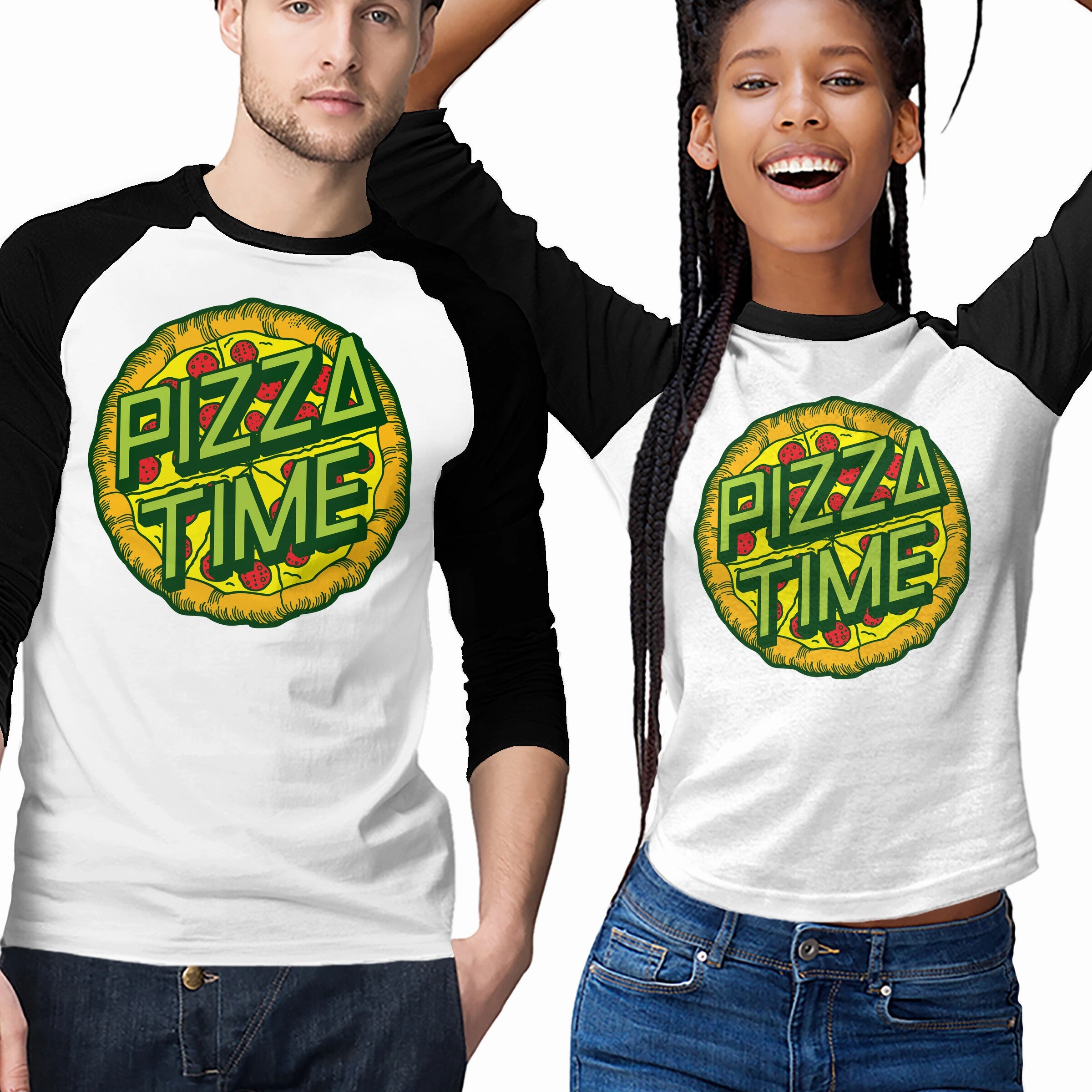 Bold and Comfortable Feminine Fit Cowabunga! It's Pizza Time!