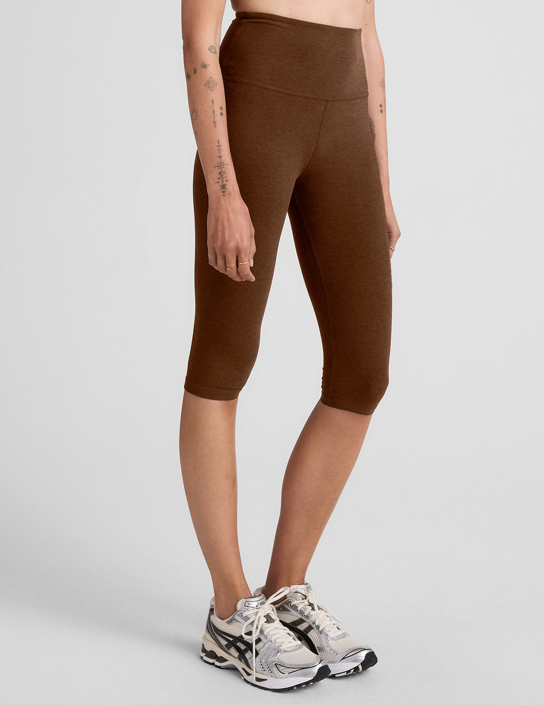 Active Comfort Wear Spacedye Pedal Pusher High Waisted Legging