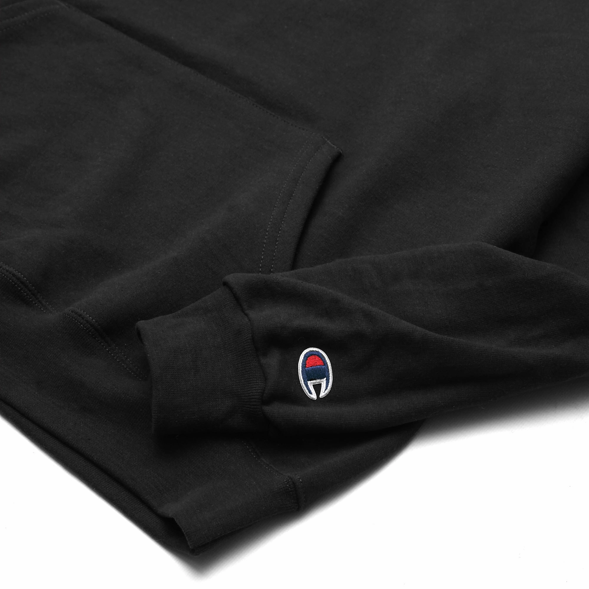 Windproof Weave Champion - 9oz Hoodie - Black