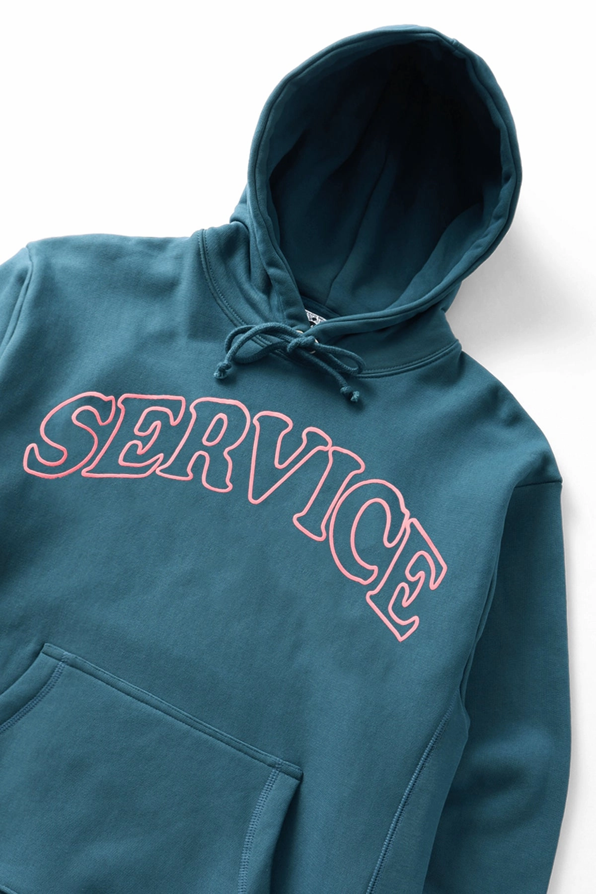 Fashionable knitwear Temperature Regulating Service Works - Arch Logo Hoodie - Petrol