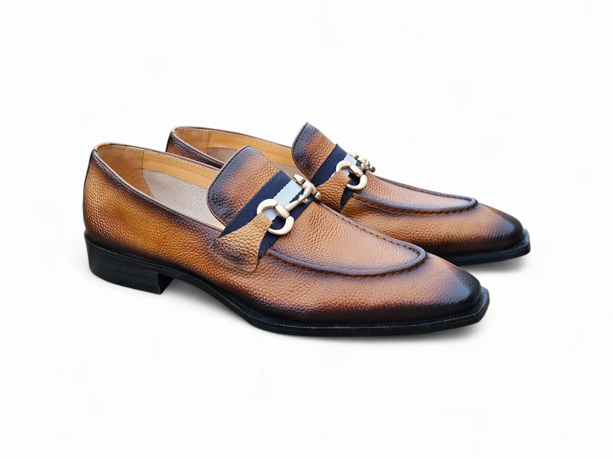 Carrucci Verona Bit Loafers Coffee Spot True Step