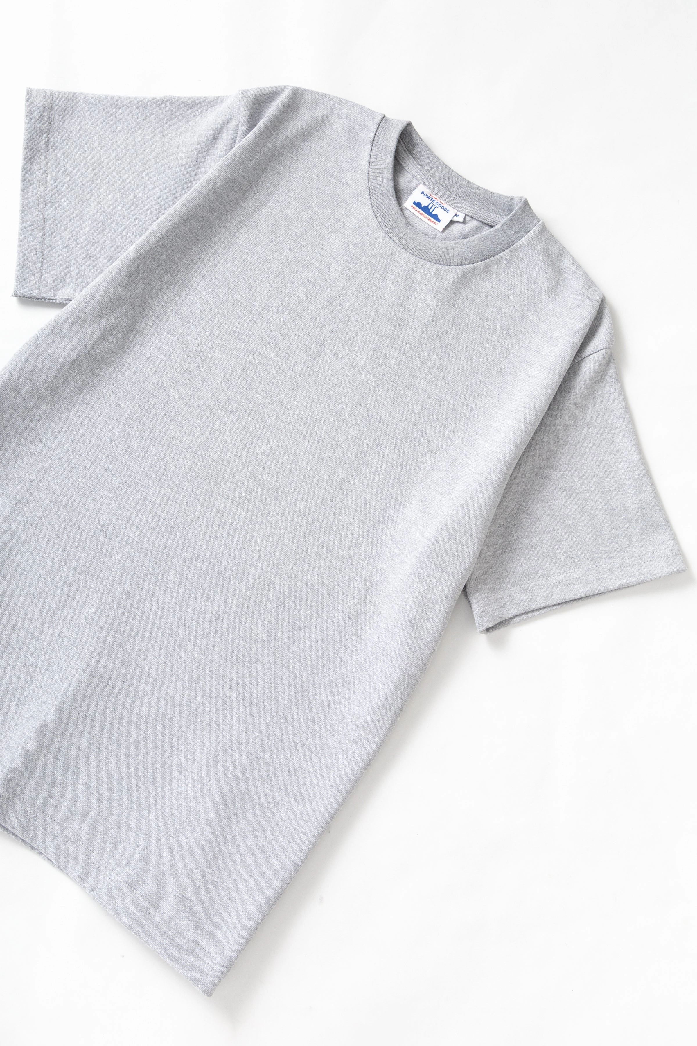 mix and match Power Goods - Super Weight T-Shirt - Heather Grey