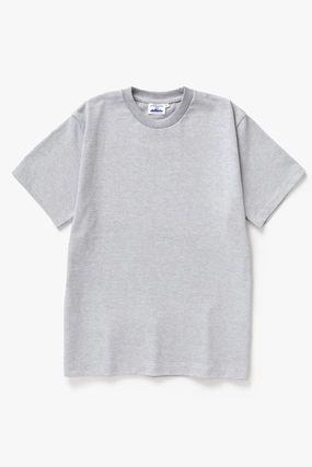 Power Goods - Super Weight T-Shirt - Heather Grey Stretch Jersey Knit SlimFitDesign