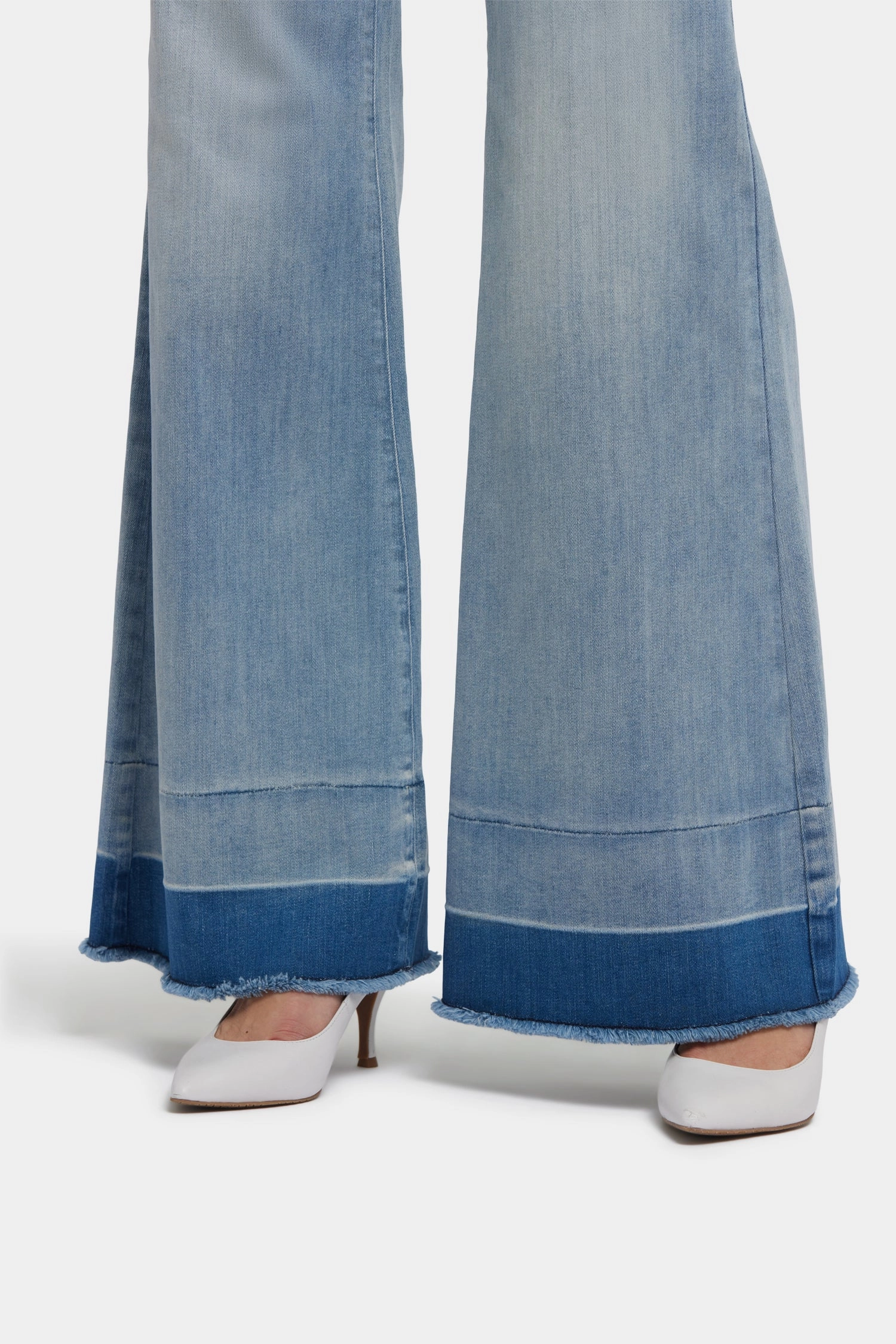 Sporty Comfort Family Style Elegant Mia Palazzo Jeans - Light Paradise