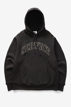 Winter Perfection Service Works - Arch Logo Hoodie - Black