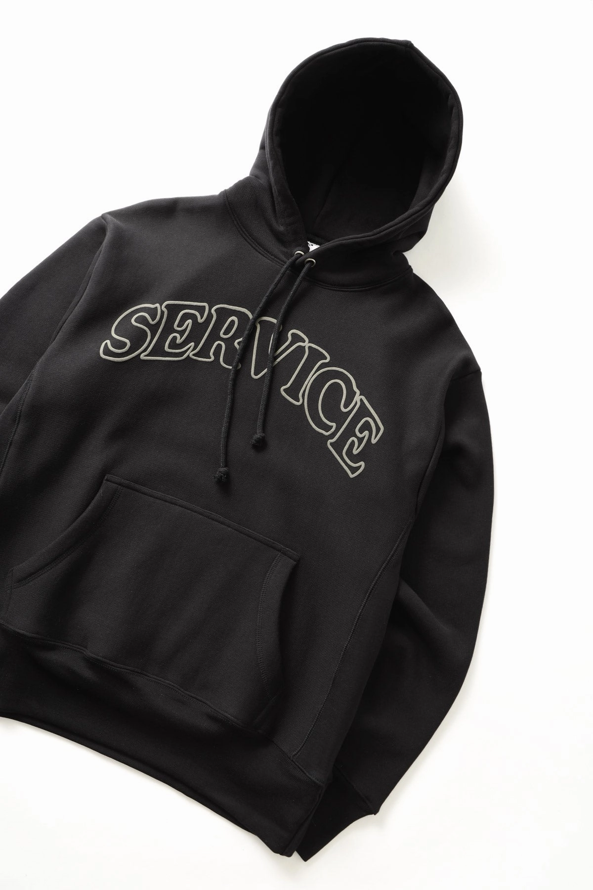 Perfect Layers Premium Comfort Service Works - Arch Logo Hoodie - Black