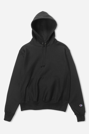 Champion - 12oz USA Reverse Weave Hoodie - Black Breathable Core
