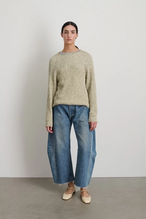 Roll Neck Shaker Stitch Pullover Ecru / Black Effortless Comfort Wear Warm Layer Fit