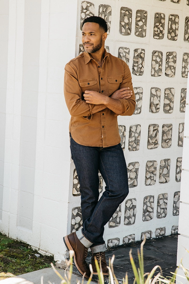 The Pen Slim - Indigo Raw 17.5oz Mammoth Selvedge Comfy Design