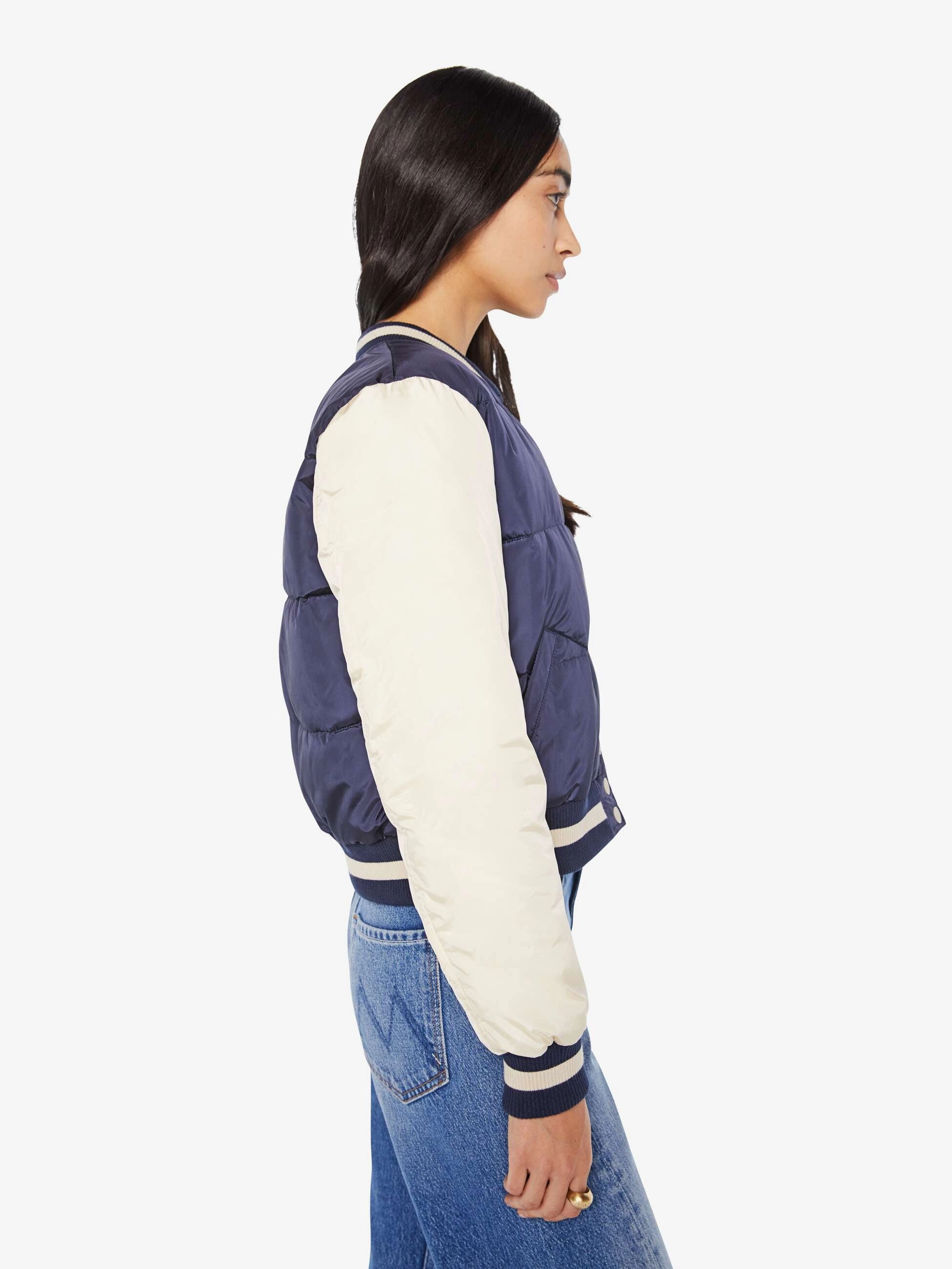 Quick Drying The Pillow Talk Letterman Jacket - Second String