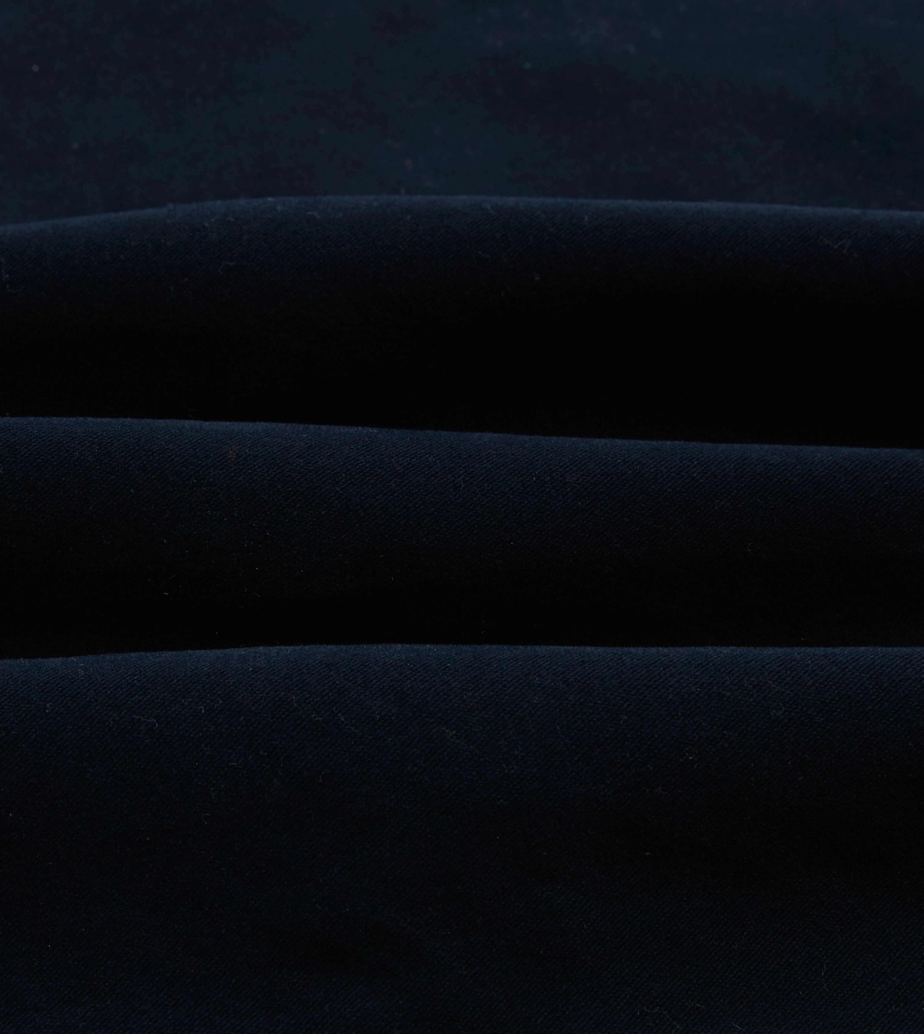 Contemporary Design Polished Finish Navy Moleskin Two-Pocket Western Shirt