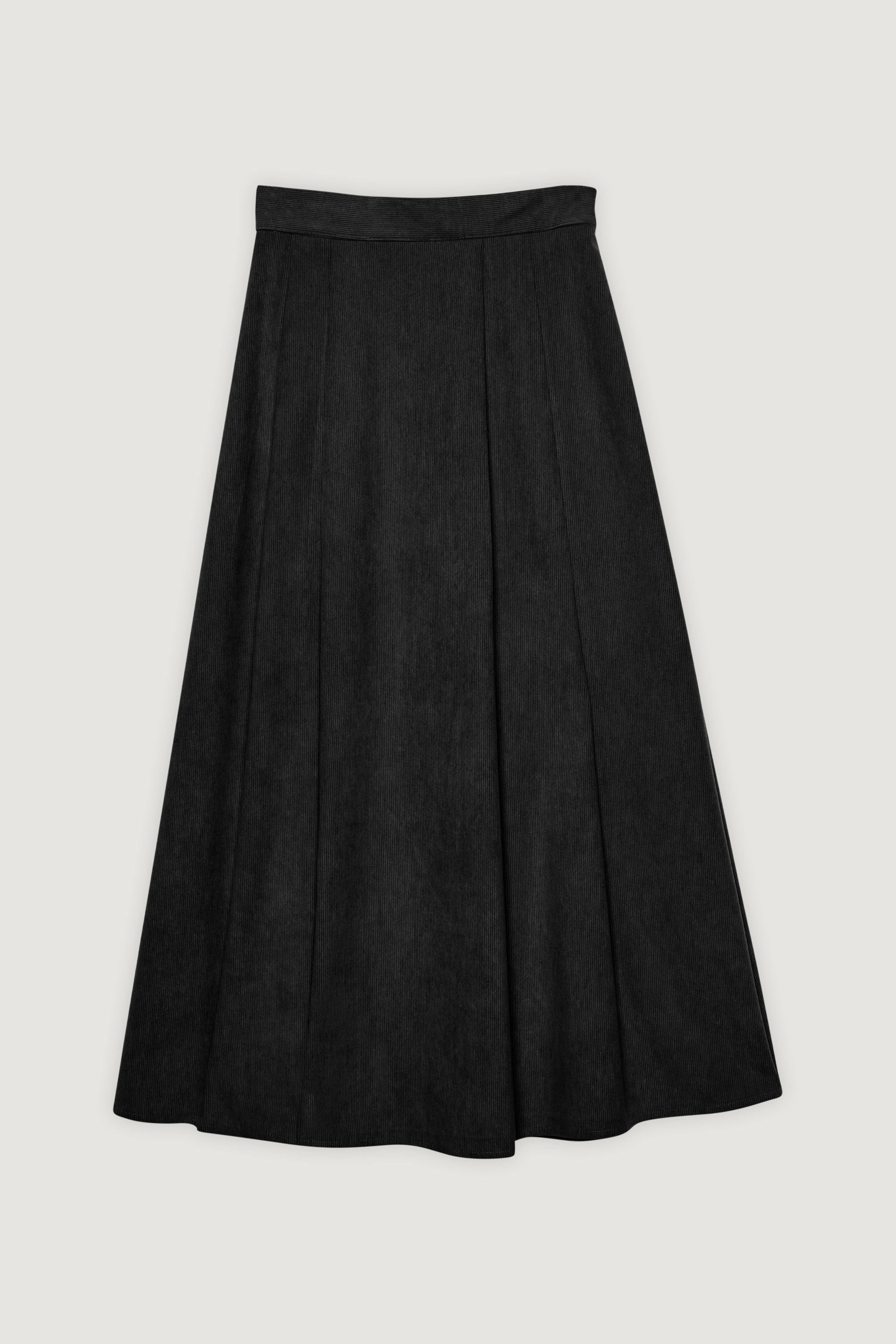 Mix Separates Couture Inspired CORDUROY MIDI SKIRT