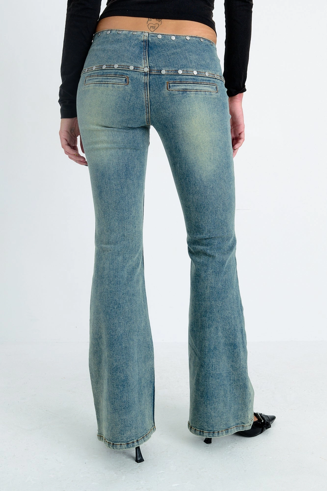 Charlotte Bootcut Jeans Selvedge Denim Fit Layer