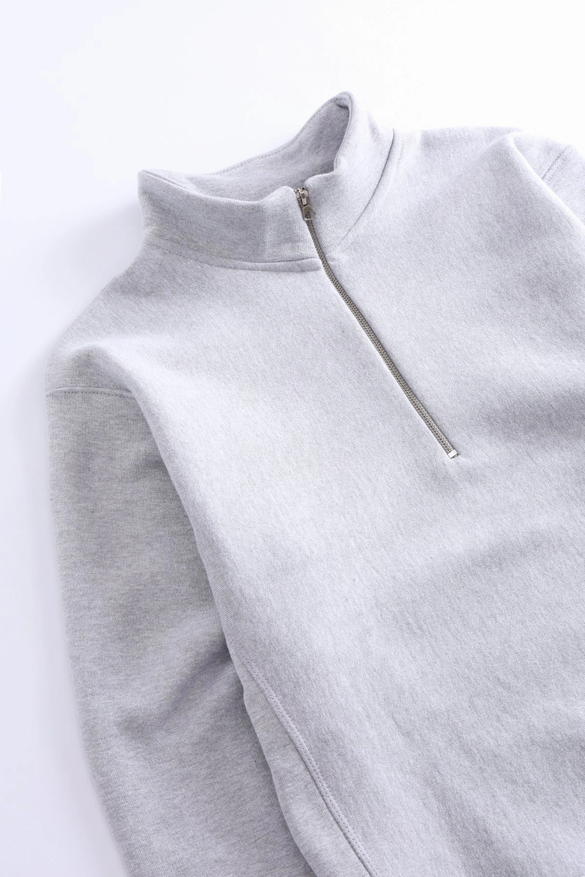 Soft and Cozy Power Goods - Super Weight Quarter Zip - Heather Grey