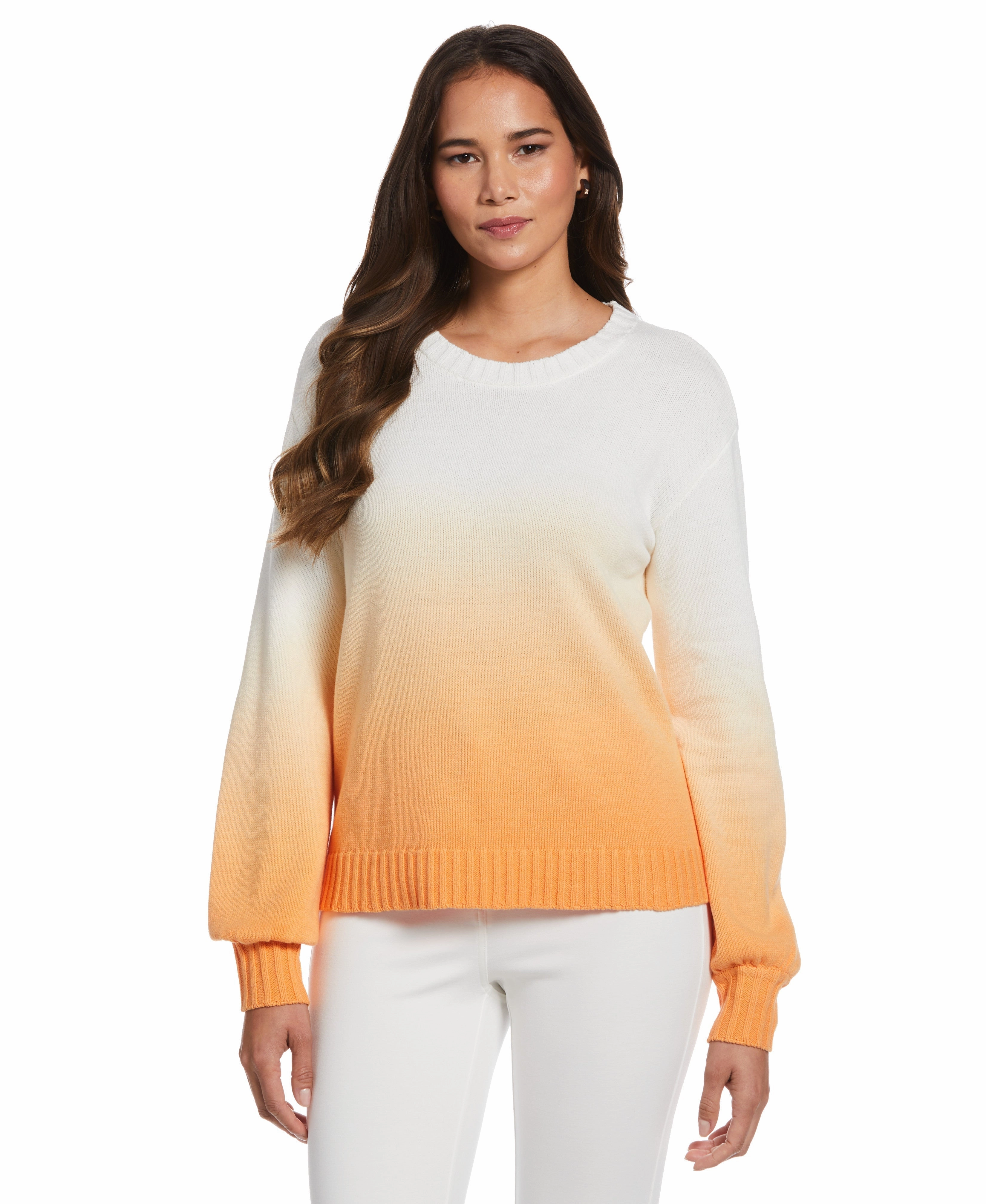 Trendy Layers Plus Size Ombre Pullover Sweater
