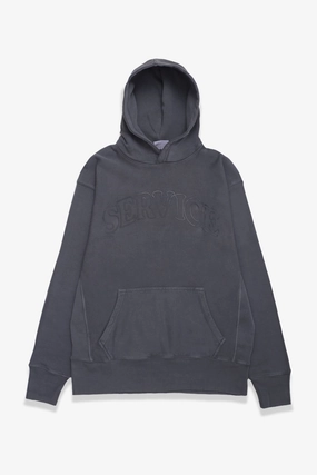 All-Purpose Knit Cozy Essentials Service Works - Arch Logo Hoodie - Charcoal