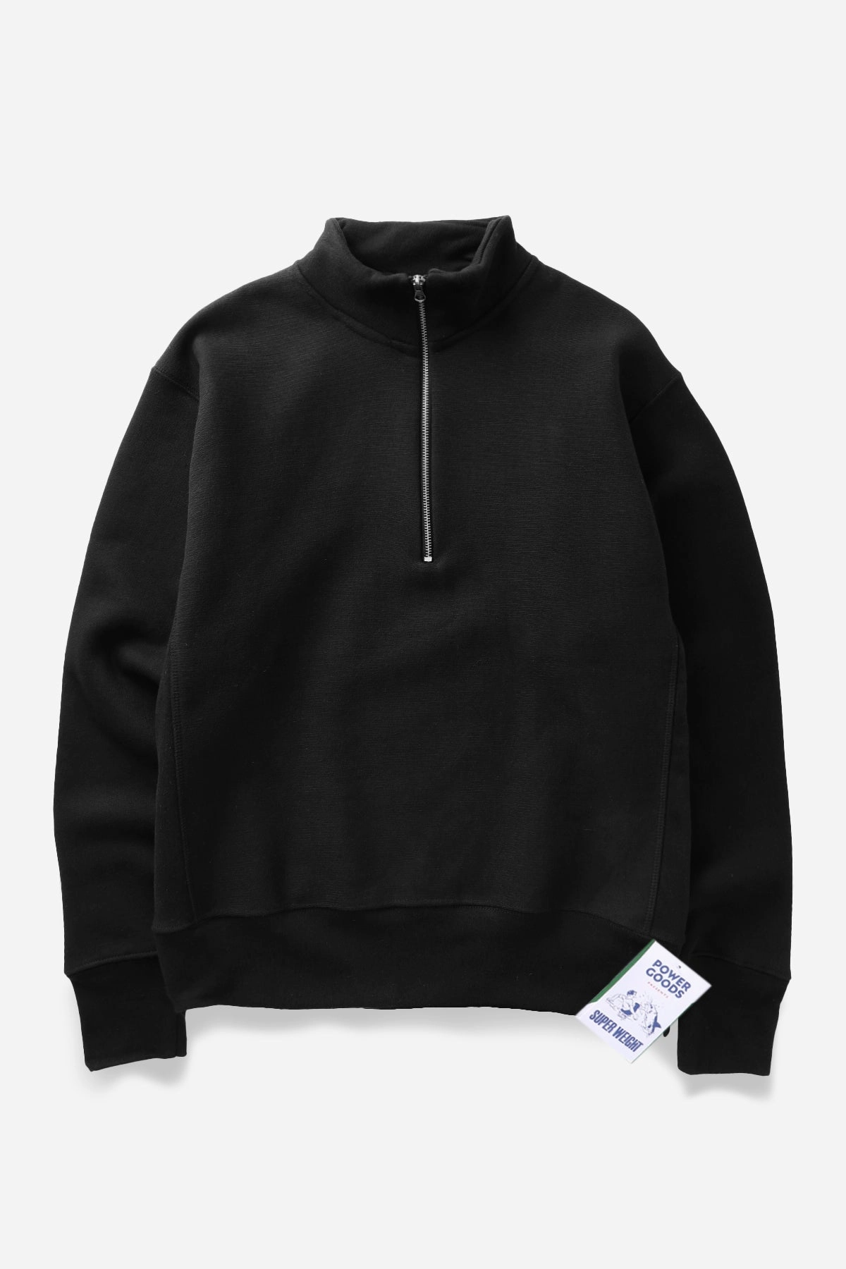 Power Goods - Super Weight Quarter Zip - Black Active Fit