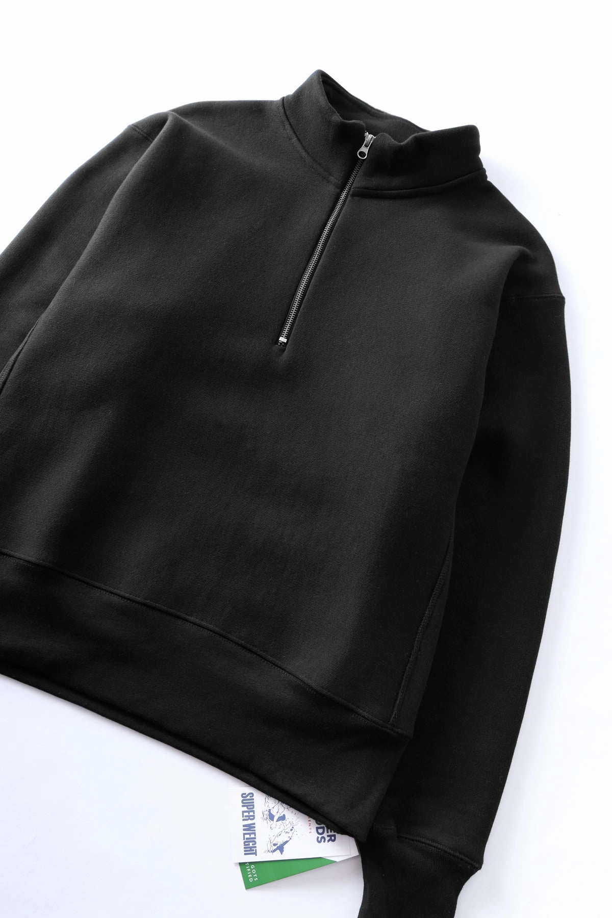 Power Goods - Super Weight Quarter Zip - Black Performance Comfort Everyday Layers