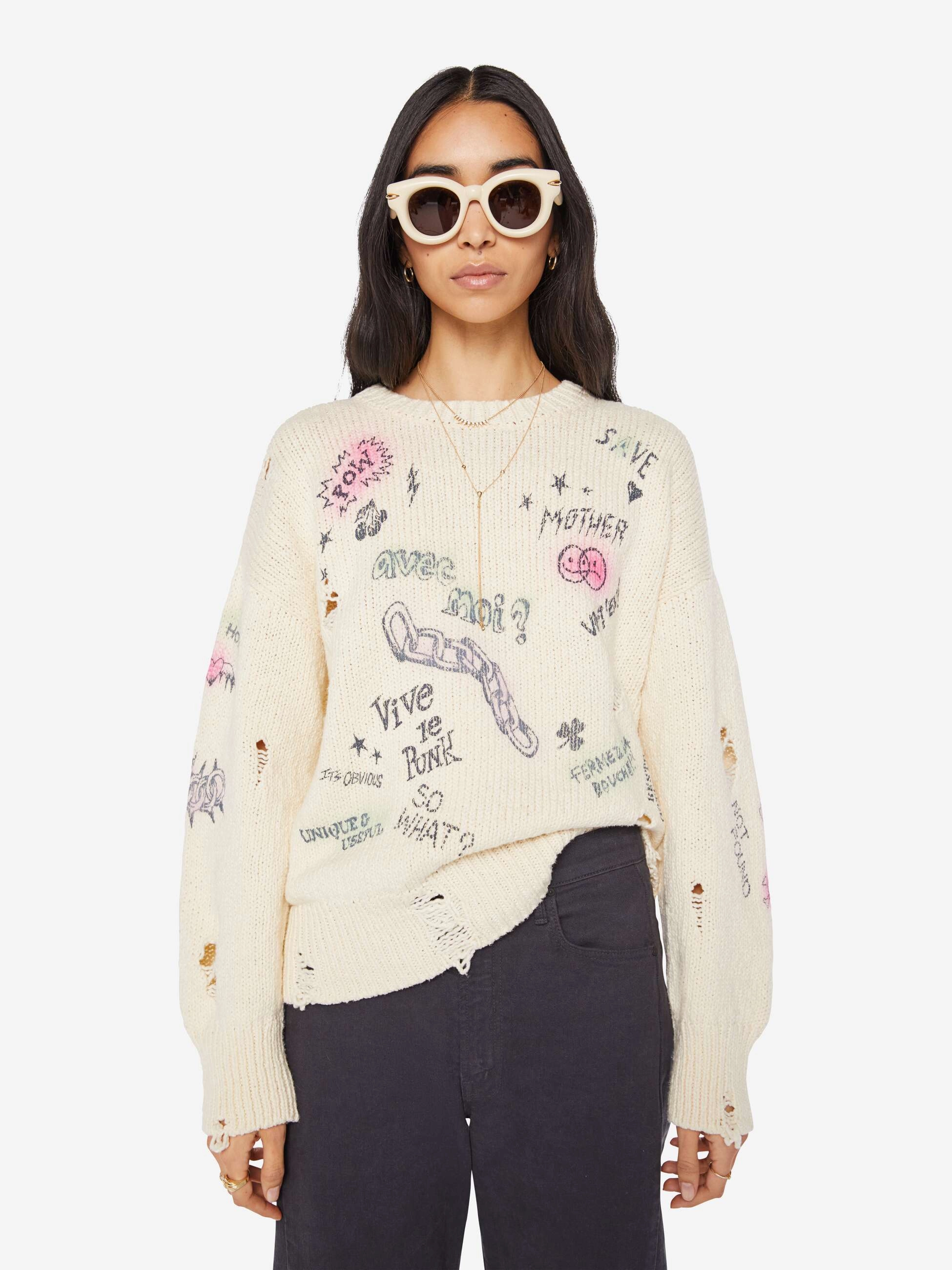 Winter Layering Cozy Fit Wear The Biggie Jumper - Vive Le Punk