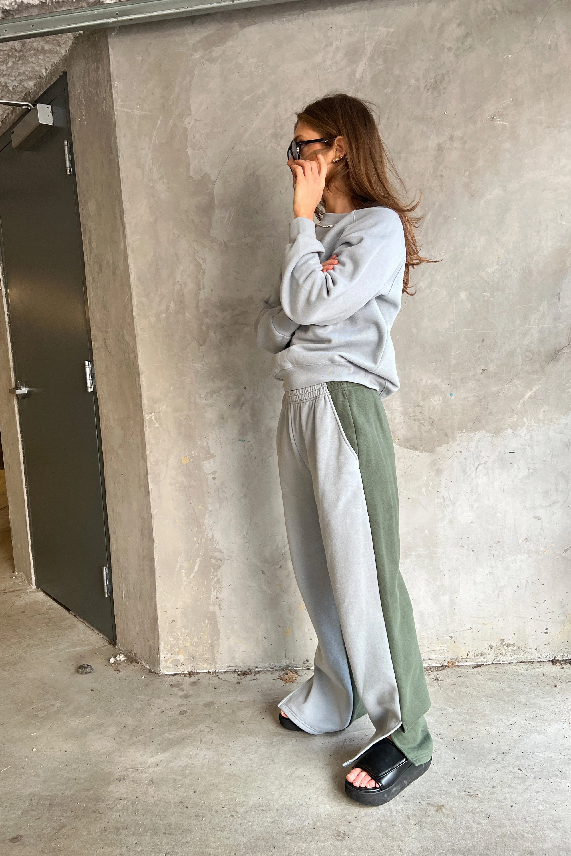 COZY TWO-TONE PANT Breathable Motion High Rise Design