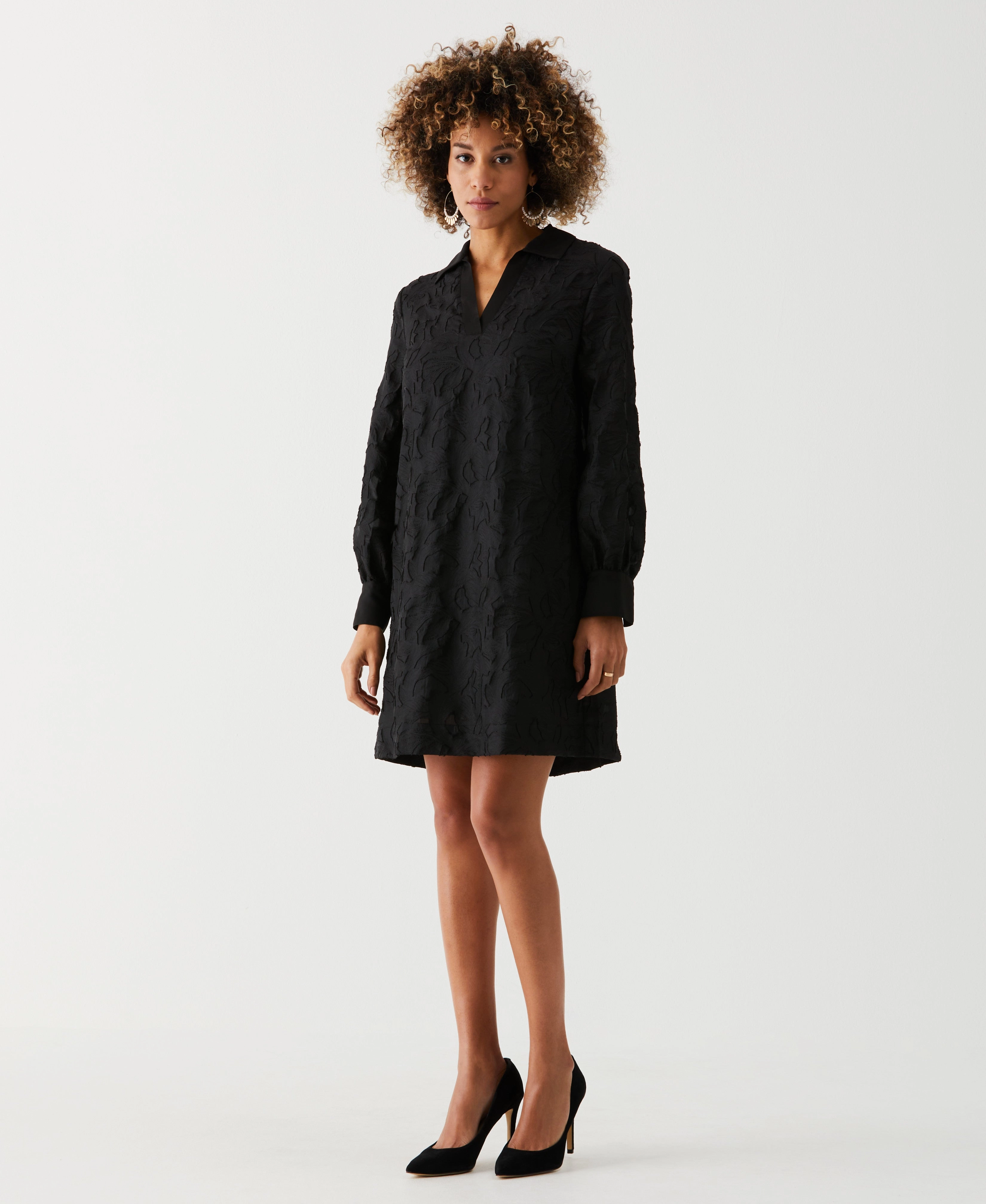 Timeless Design Clip Organza A-Line Dress