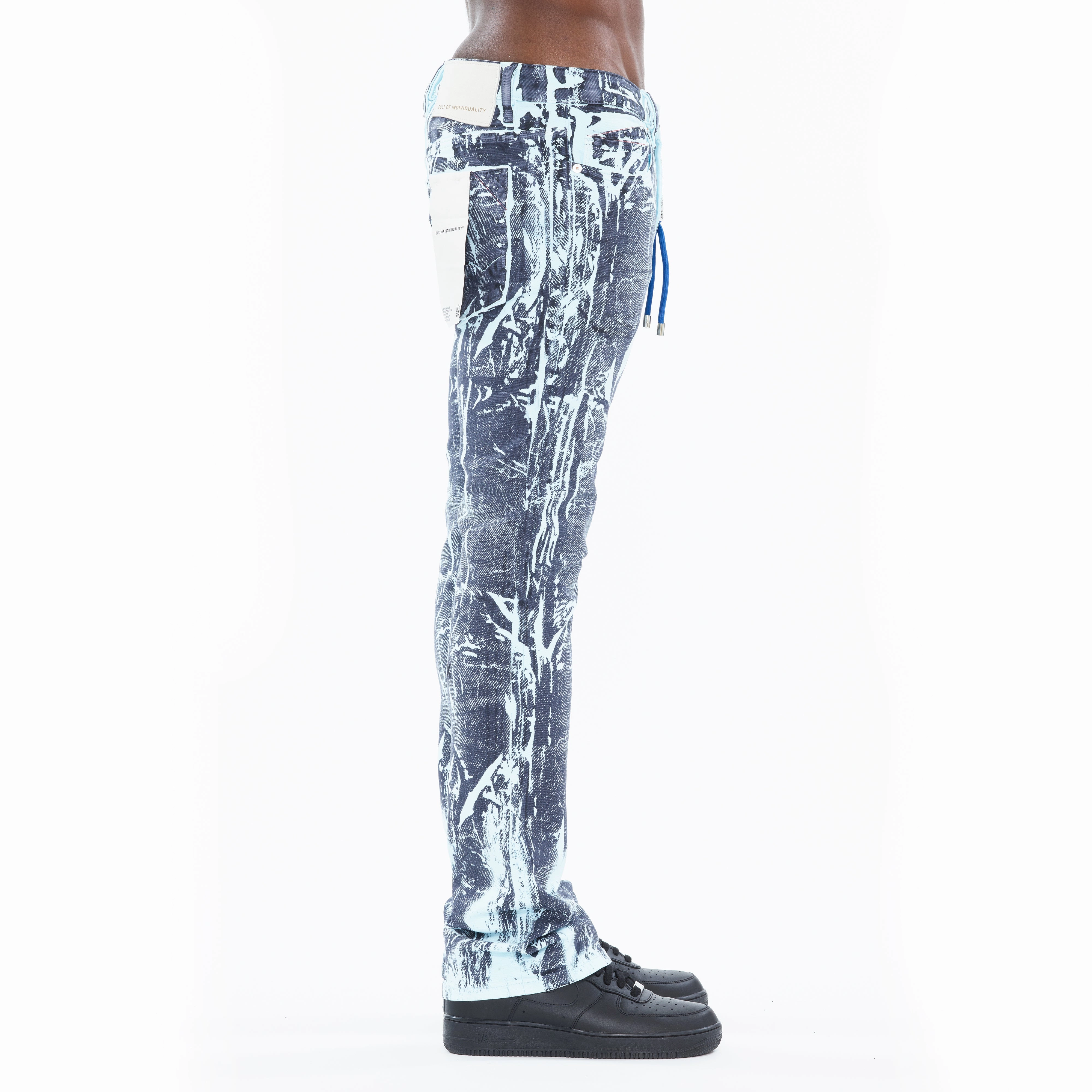 Cult's Lenny Bootcut 603 Jeans in Powder Blue No Gap Waist Weekend Style Casual Parent Style