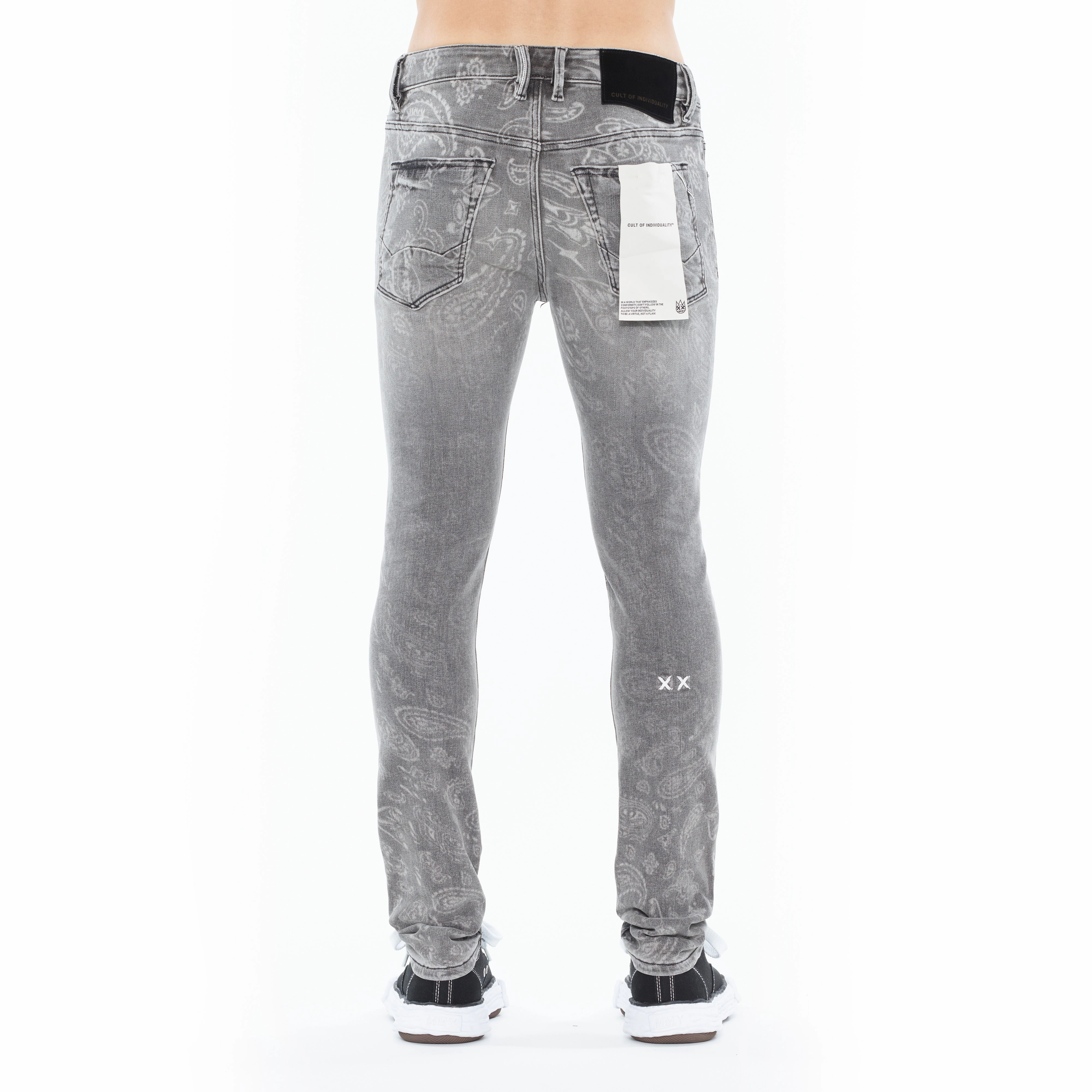 Active Comfort Cult's Punk Super Skinny 601 Jeans in Paisley