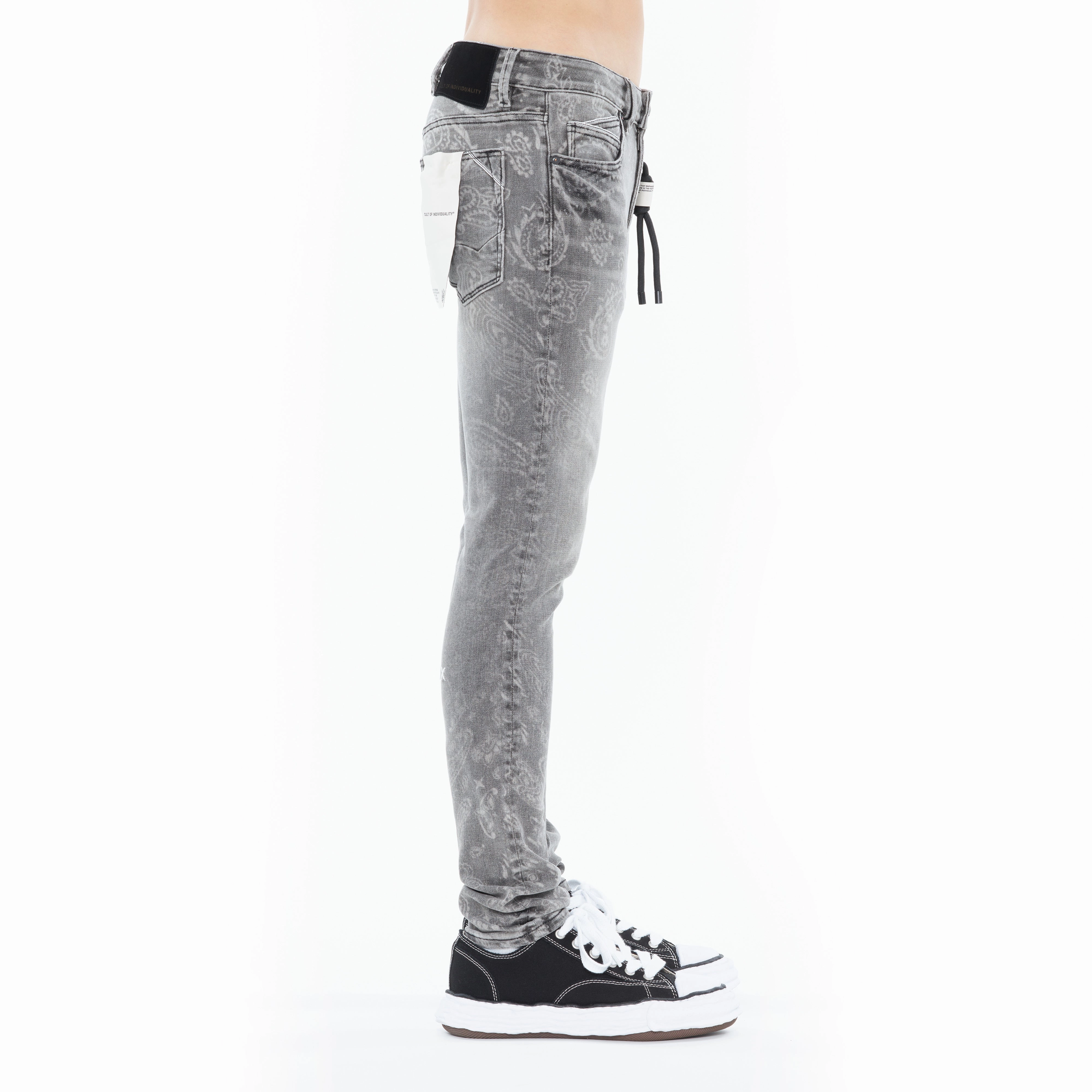 Street Vibe Cult's Punk Super Skinny 601 Jeans in Paisley