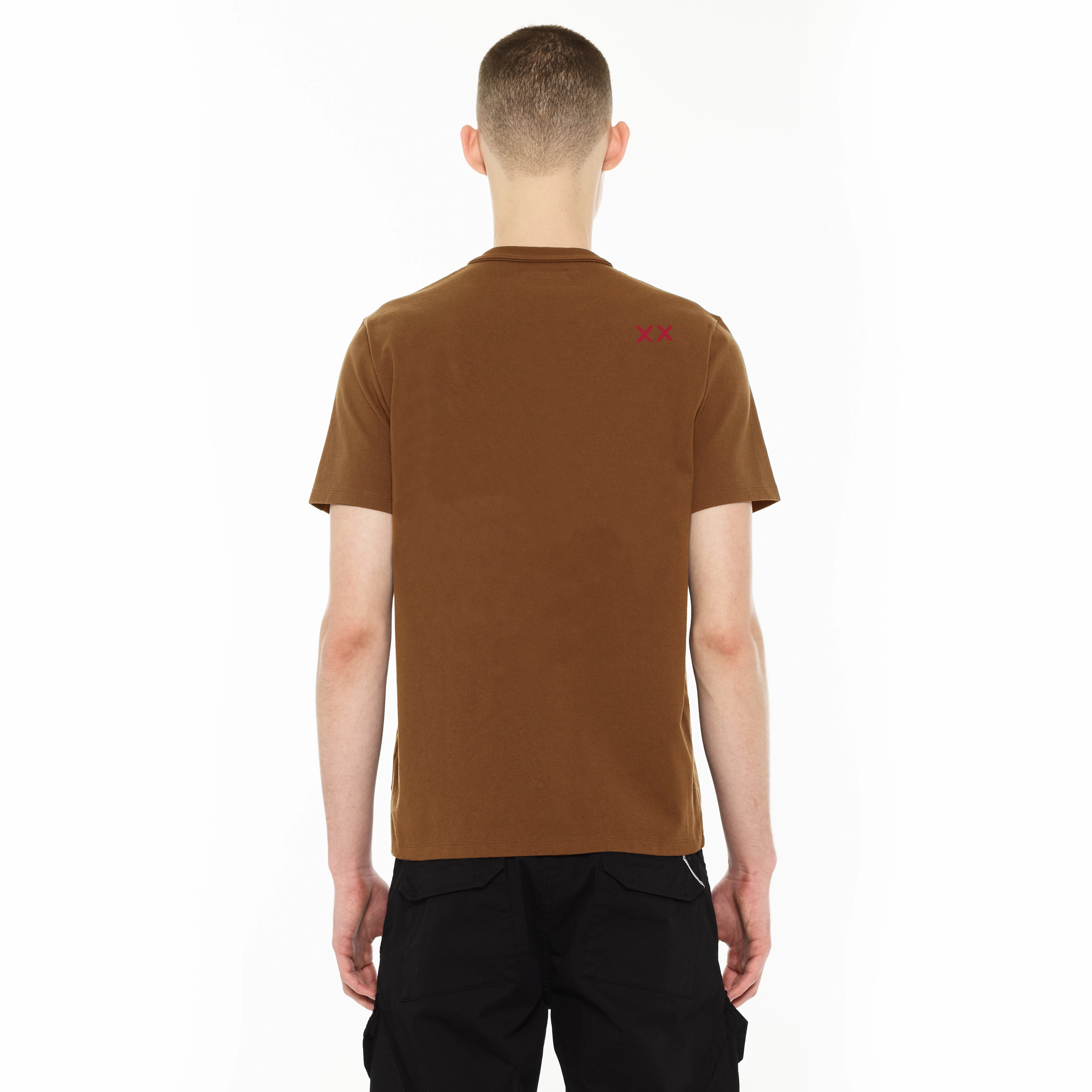 Spandex Enhanced Elasticity Soft Lining Cult's S/S Crew Neck Logo Tee in Hawaiian Sunset